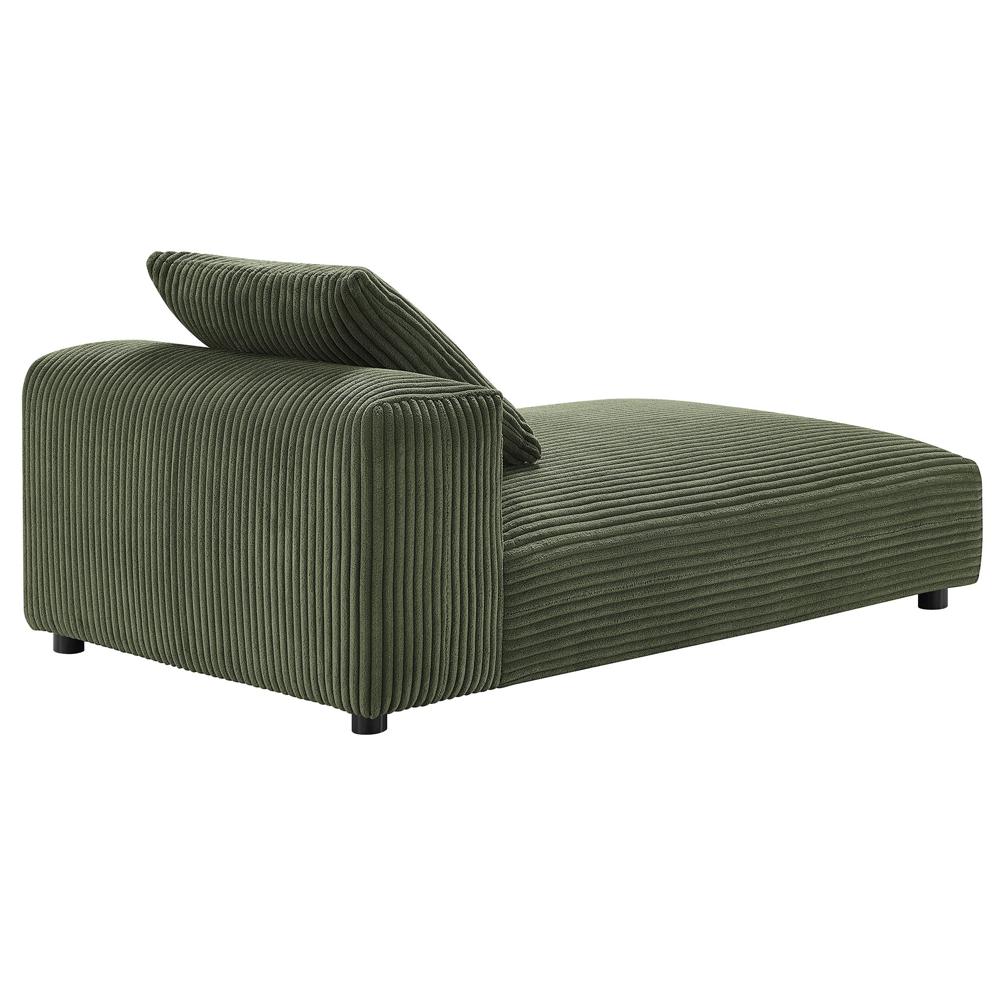 Solace Modular Corduroy Upholstered Armless Chaise Lounge by Modway - Best Buy Furniture
