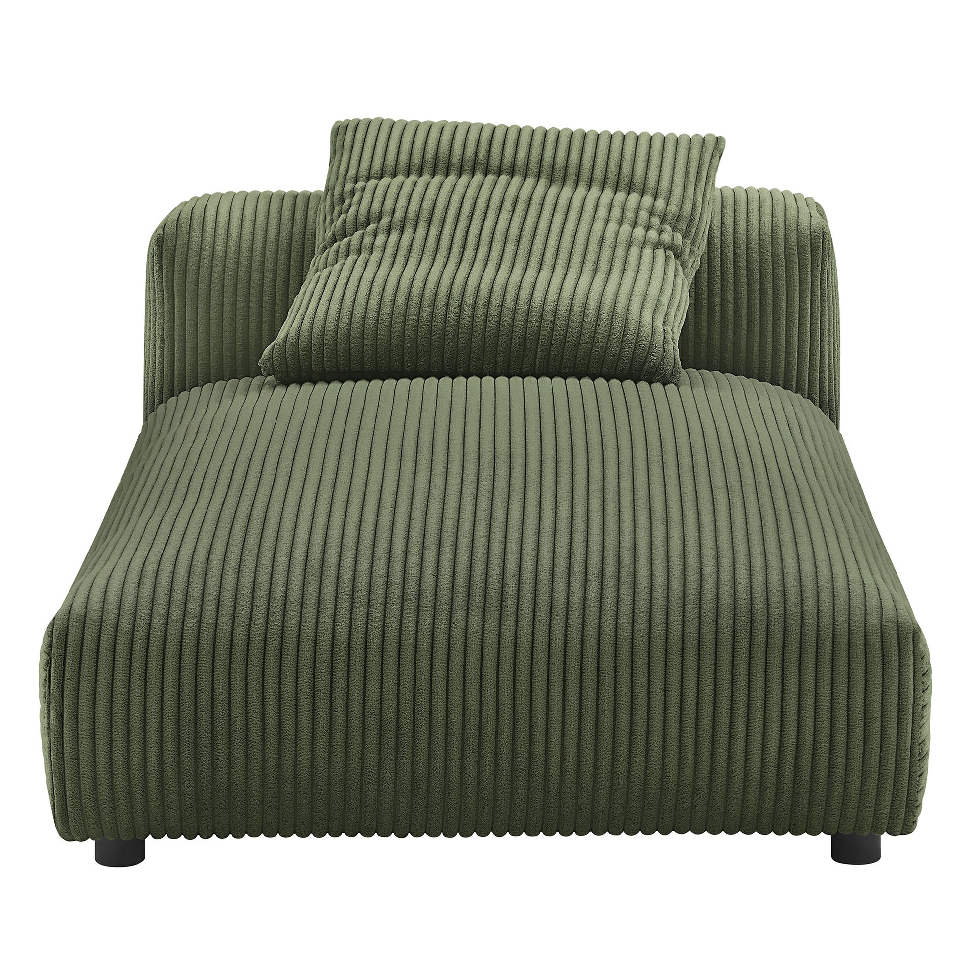 Solace Modular Corduroy Upholstered Armless Chaise Lounge by Modway - Best Buy Furniture