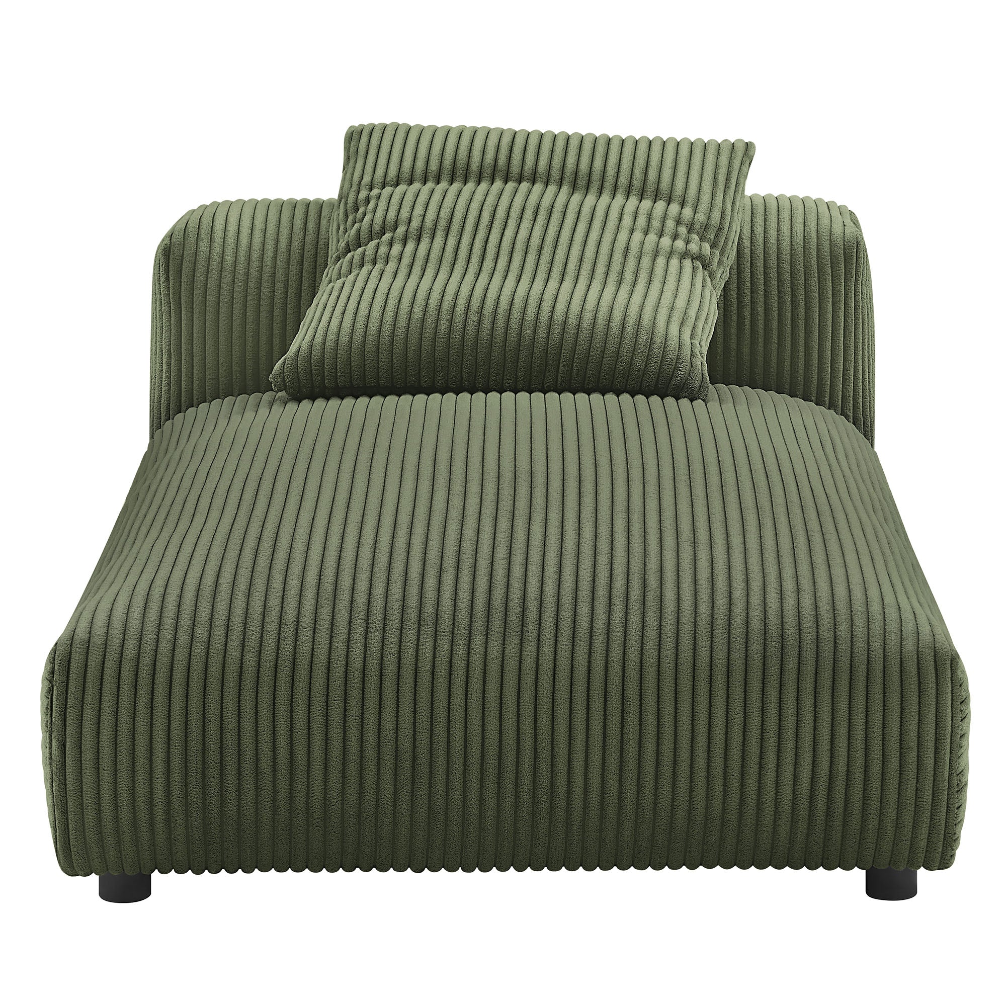 Solace Modular Corduroy Upholstered Armless Chaise Lounge by Modway - Best Buy Furniture