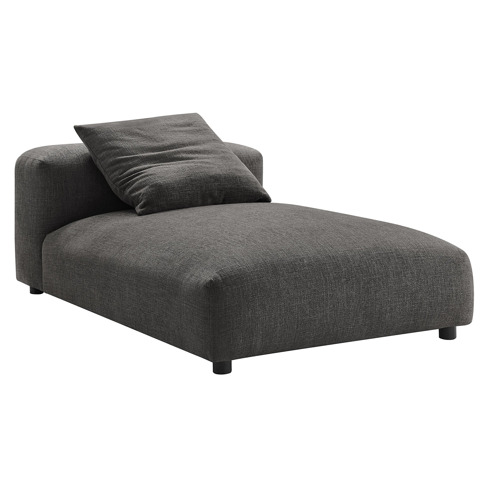 Solace 4-Piece Modular Upholstered Fabric Sectional Sofa With Ottoman by Modway - Best Buy Furniture