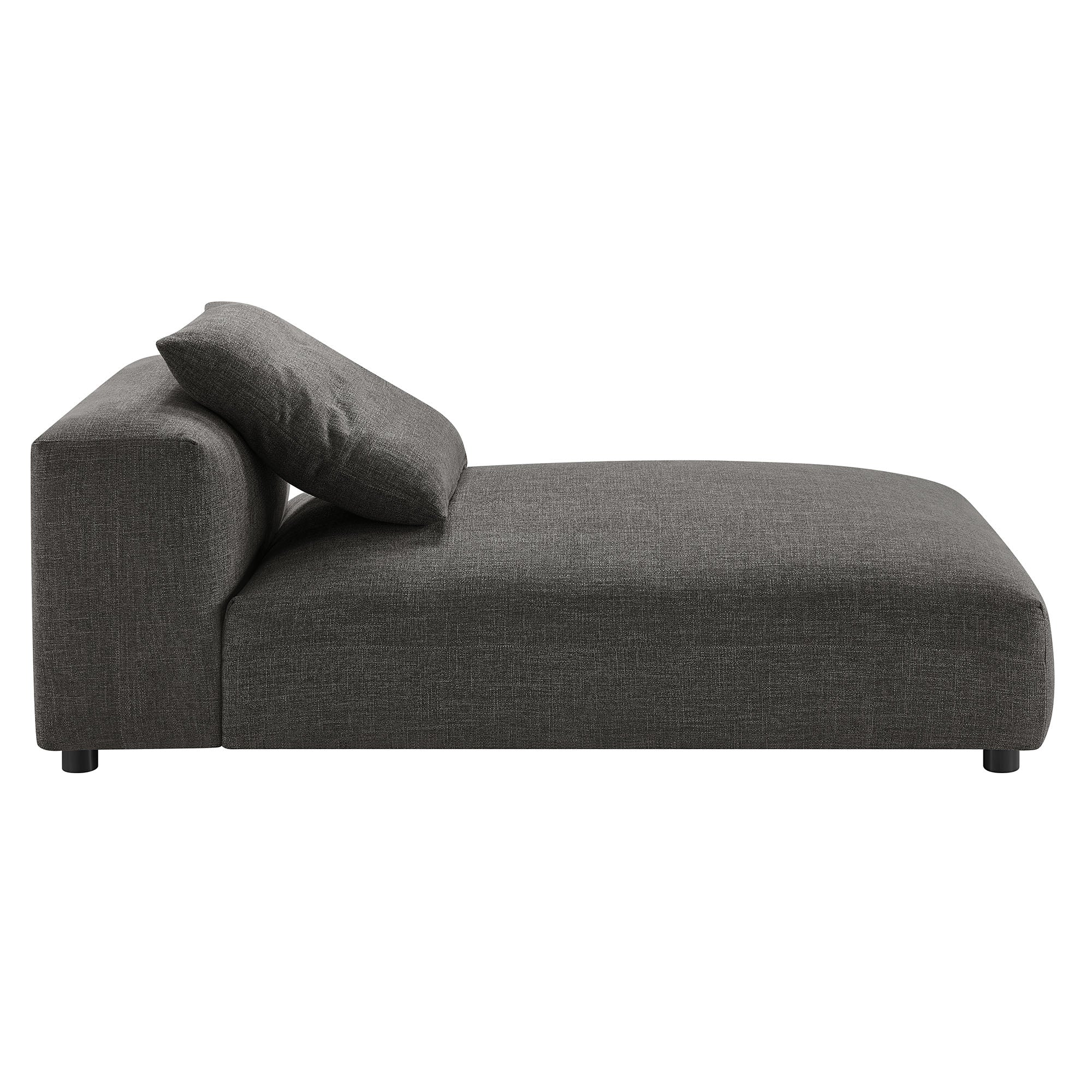 Solace Modular Upholstered Fabric Armless Chaise Lounge by Modway - Best Buy Furniture