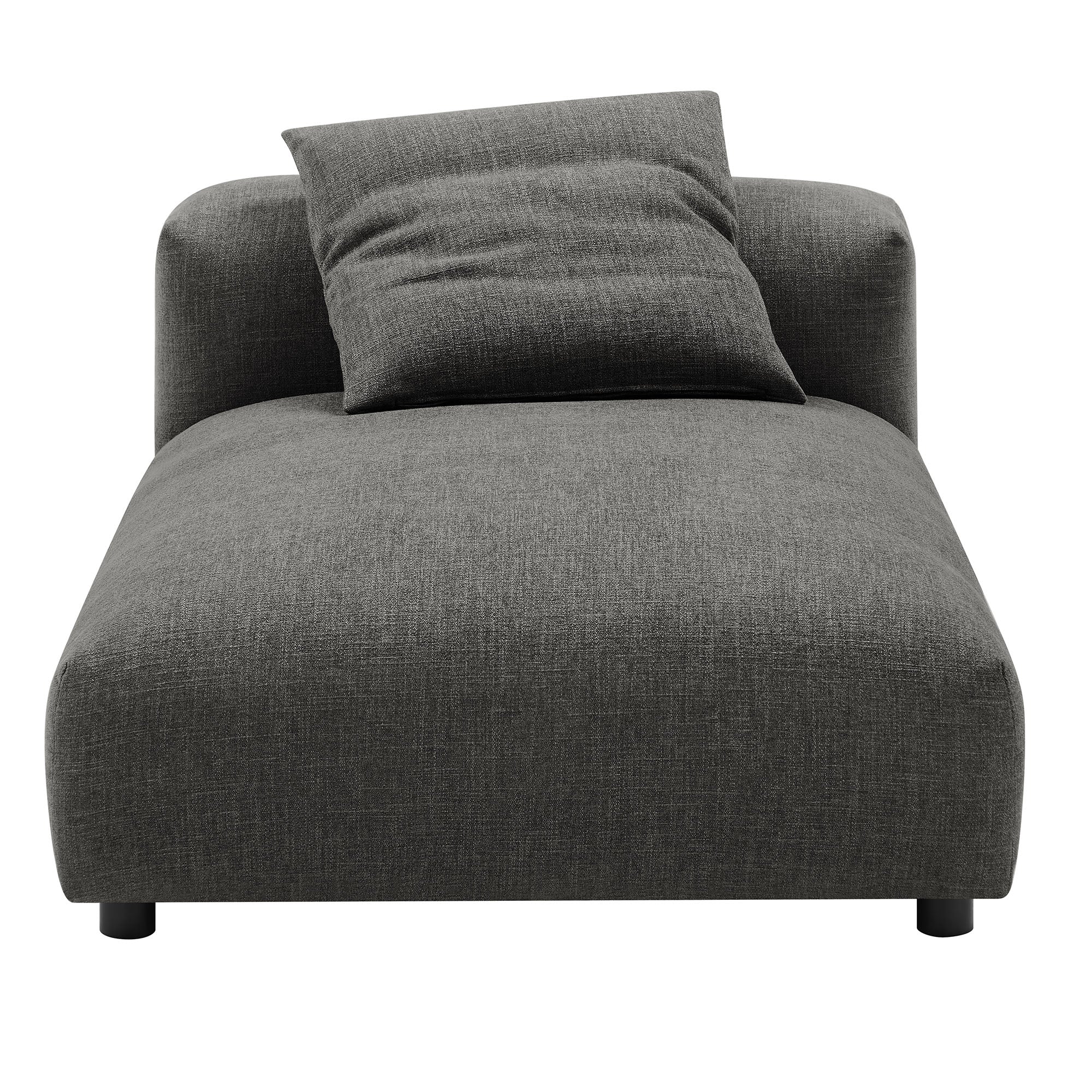 Solace Modular Upholstered Fabric Armless Chaise Lounge by Modway - Best Buy Furniture