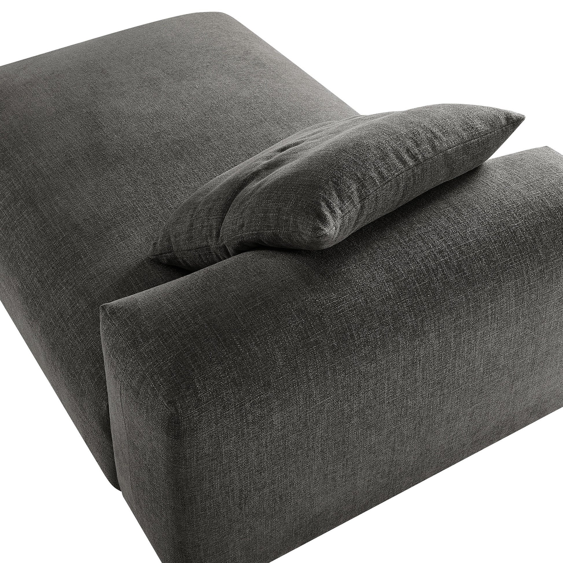 Solace Modular Upholstered Fabric Armless Chaise Lounge by Modway - Best Buy Furniture