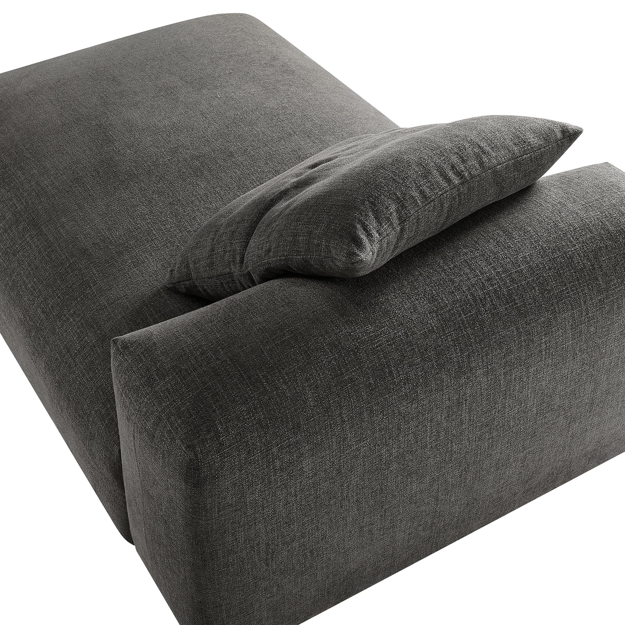 Solace Modular Upholstered Fabric Armless Chaise Lounge by Modway - Best Buy Furniture