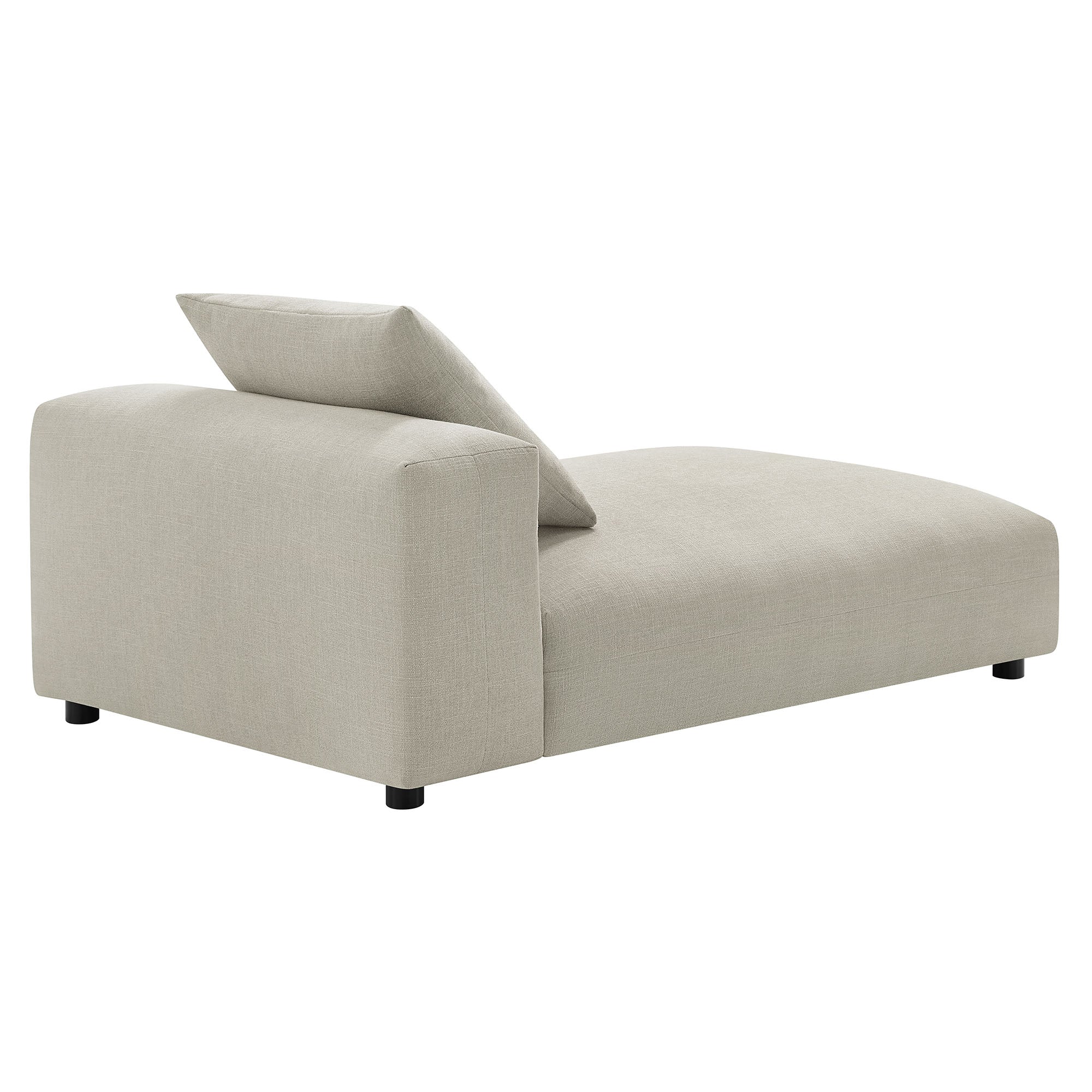 Solace Modular Upholstered Fabric Armless Chaise Lounge by Modway - Best Buy Furniture