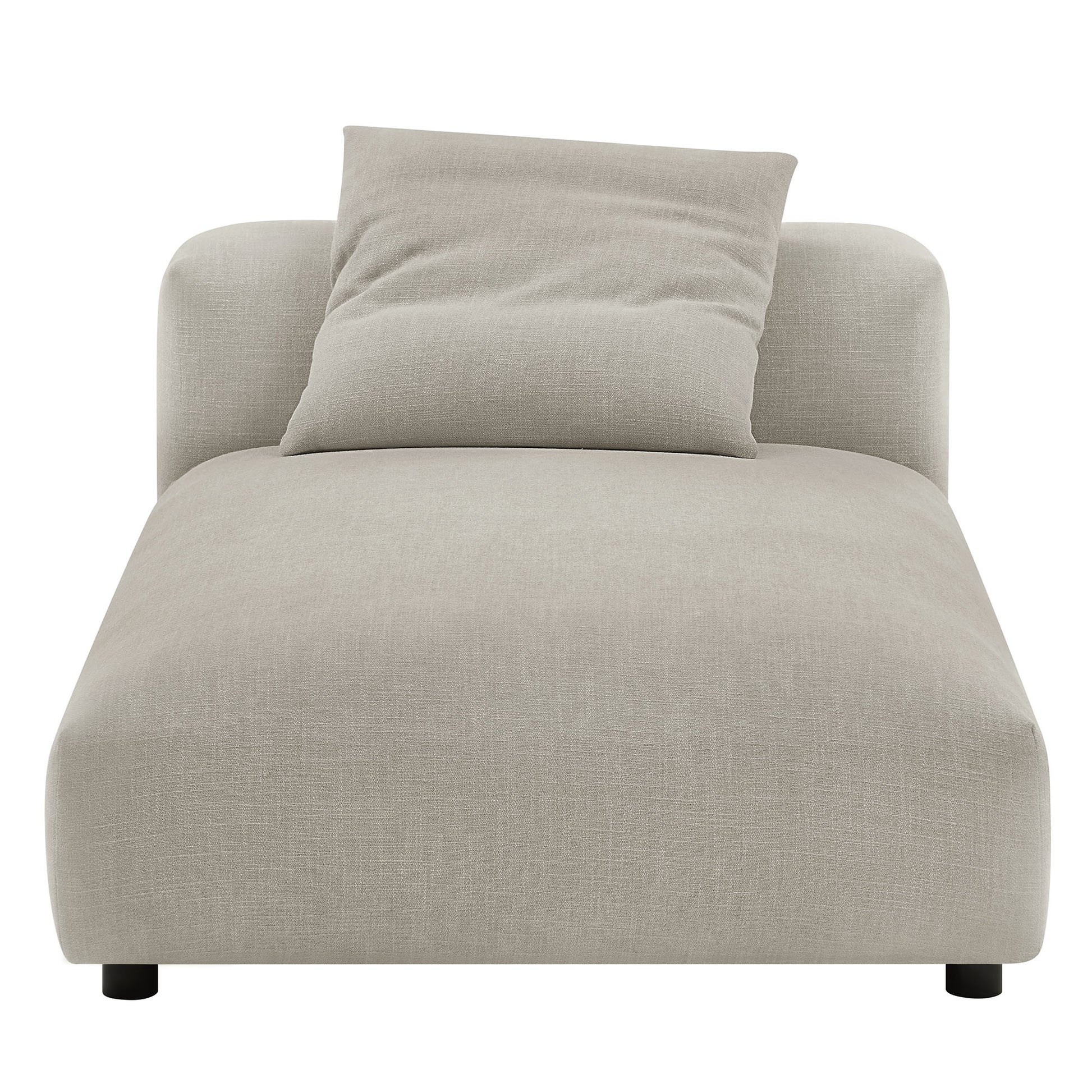 Solace Modular Upholstered Fabric Armless Chaise Lounge by Modway - Best Buy Furniture