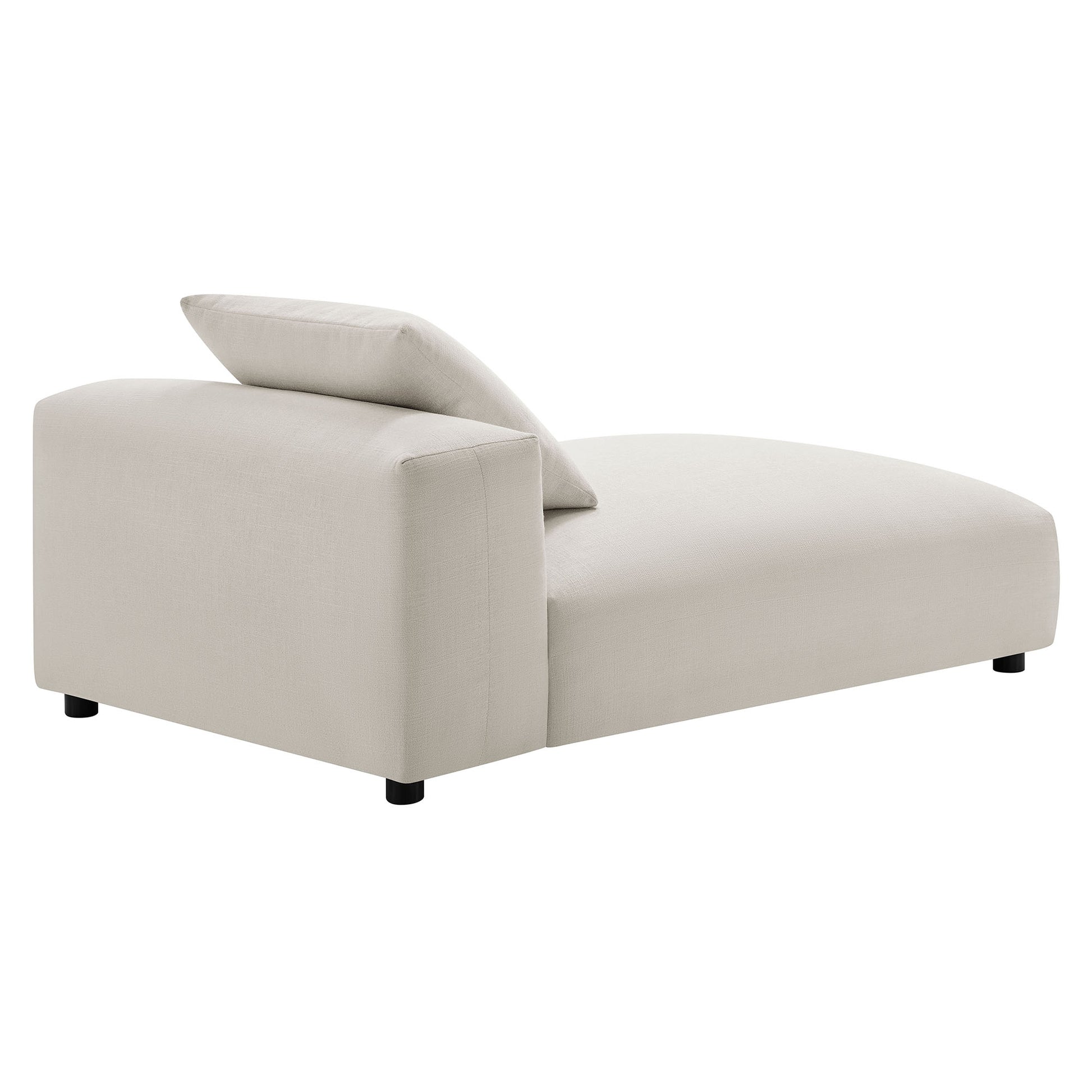 Solace Modular Upholstered Fabric Armless Chaise Lounge by Modway - Best Buy Furniture