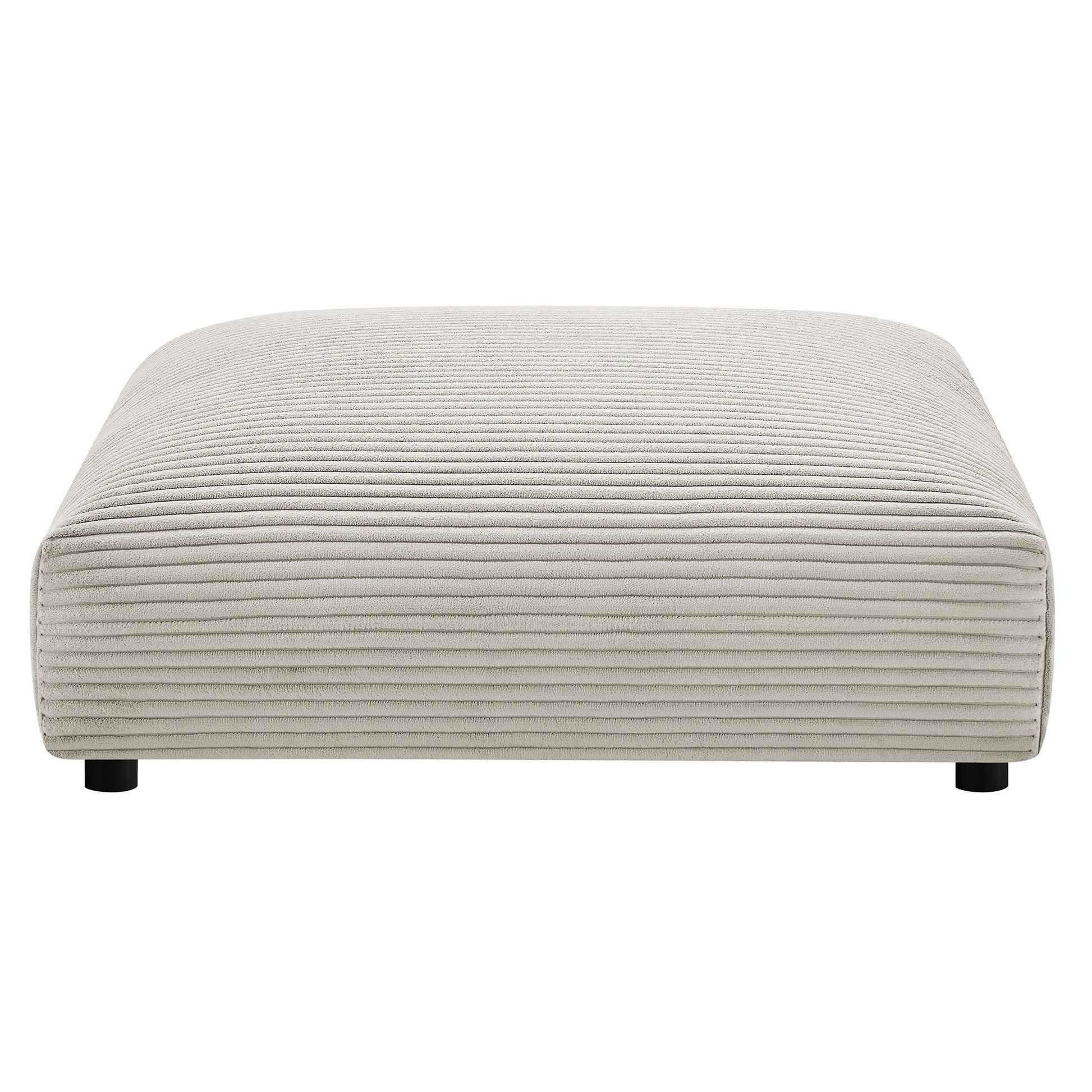 Solace Modular Corduroy Upholstered Ottoman by Modway - Best Buy Furniture