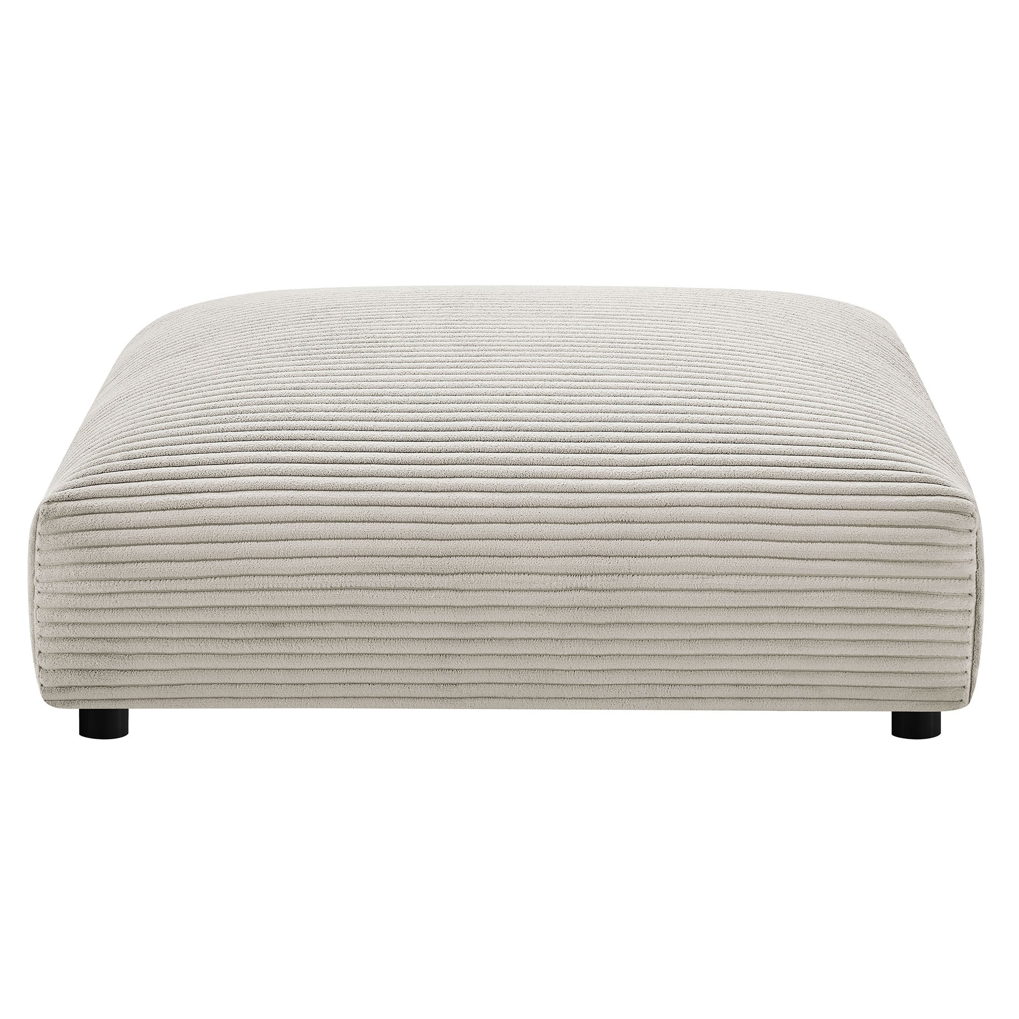Solace Modular Corduroy Upholstered Ottoman by Modway - Best Buy Furniture
