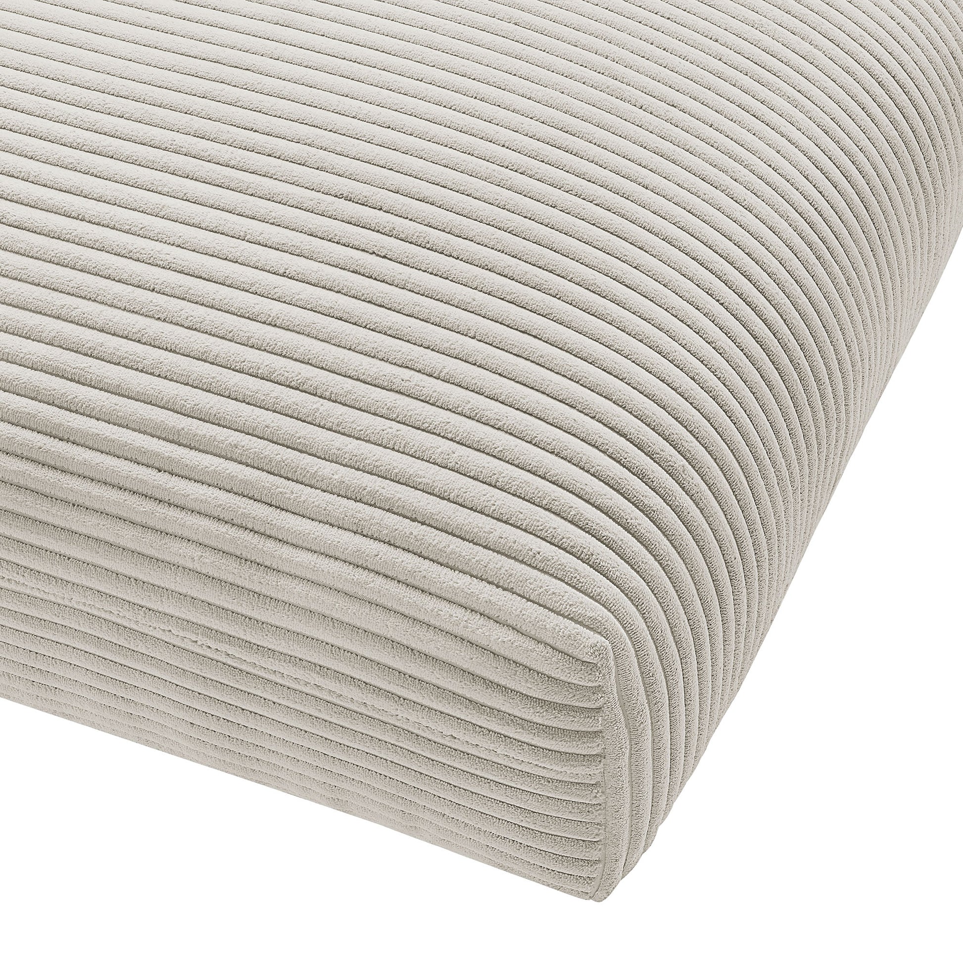 Solace Modular Corduroy Upholstered Ottoman by Modway - Best Buy Furniture