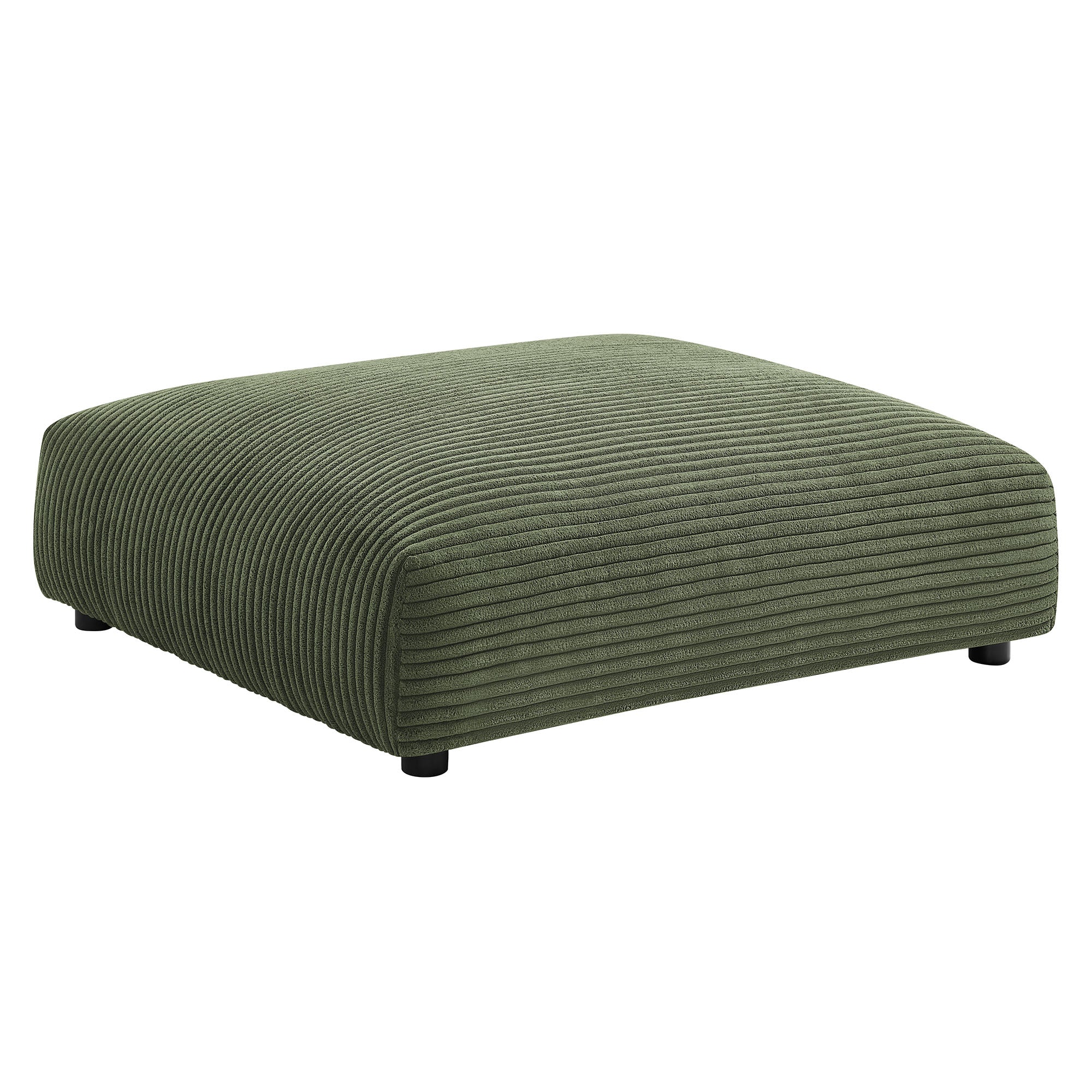 Solace Modular Corduroy Upholstered Ottoman by Modway - Best Buy Furniture