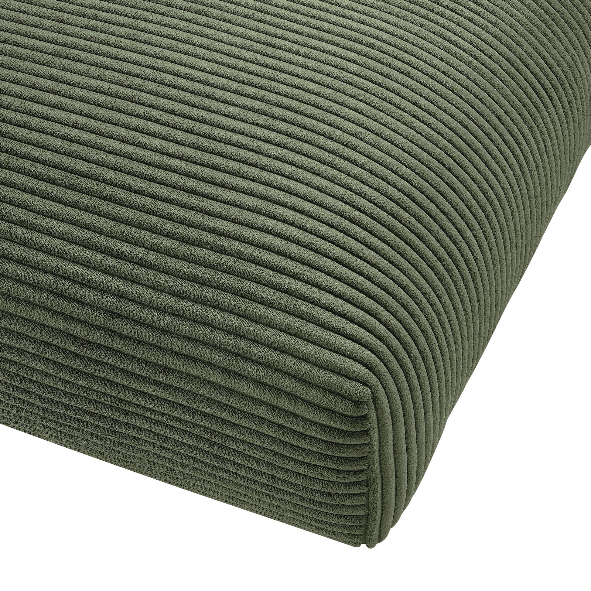 Solace Modular Corduroy Upholstered Ottoman by Modway - Best Buy Furniture