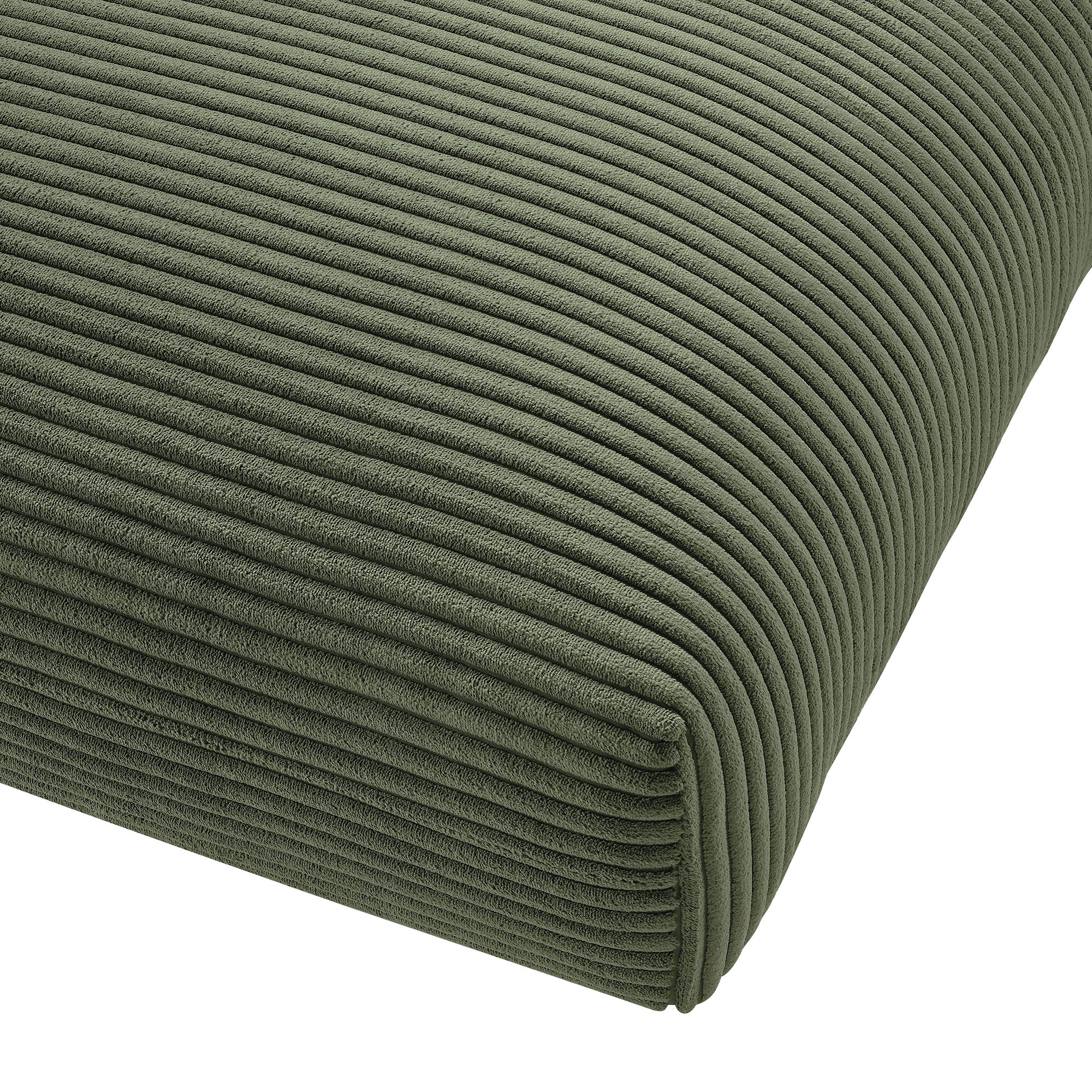 Solace Modular Corduroy Upholstered Ottoman by Modway - Best Buy Furniture