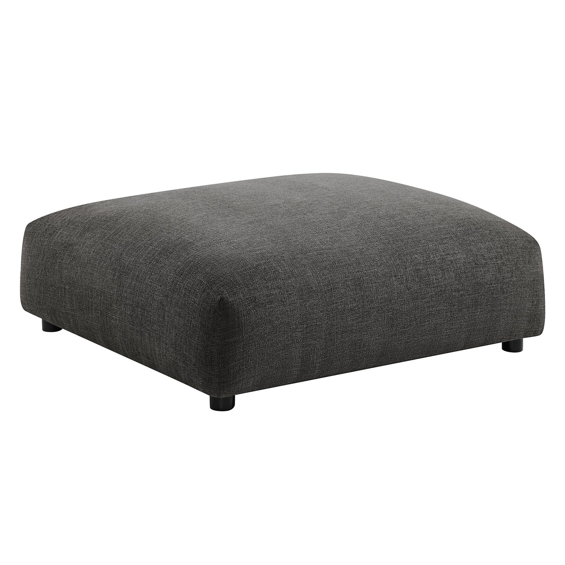 Solace 4-Piece Modular Upholstered Fabric Sectional Sofa With Ottoman by Modway - Best Buy Furniture