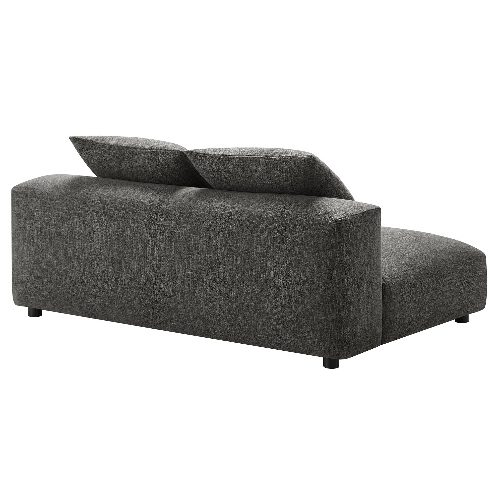 Solace Modular Upholstered Fabric Armless Loveseat by Modway - Best Buy Furniture
