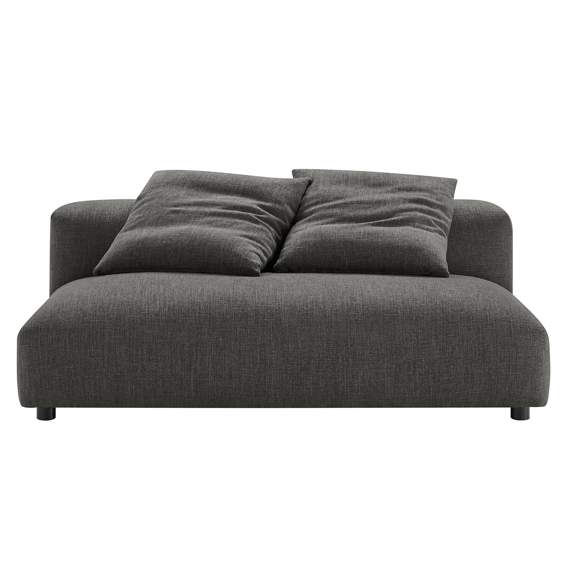 Solace Modular Upholstered Fabric Armless Loveseat by Modway - Best Buy Furniture