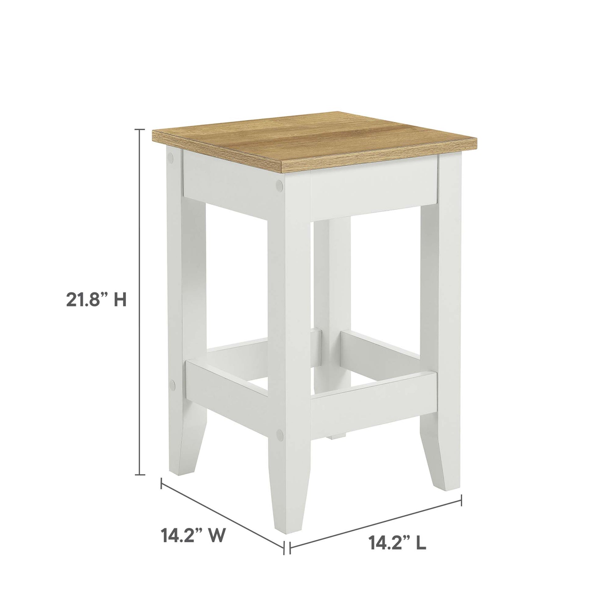 Garland 3-Piece Kitchen Island and Stool Set by Modway - Best Buy Furniture