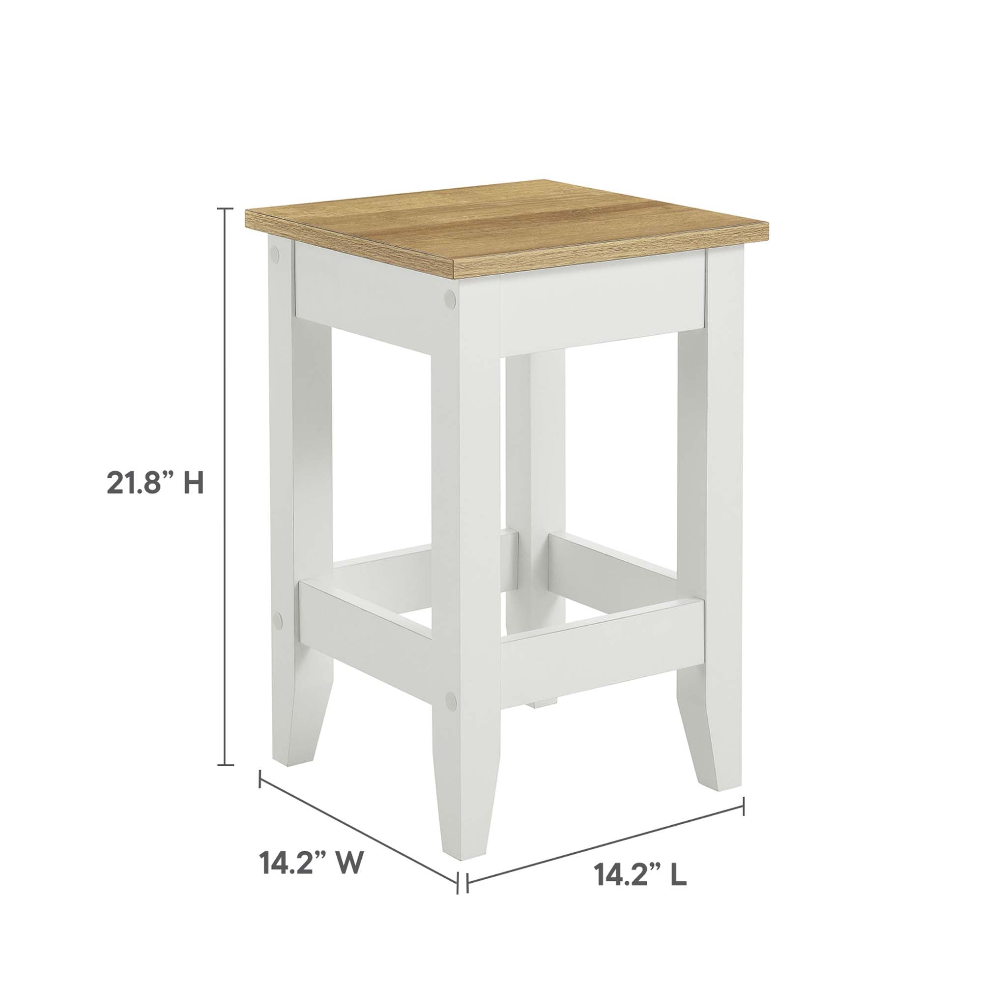 Garland 3-Piece Kitchen Island and Stool Set by Modway - Best Buy Furniture