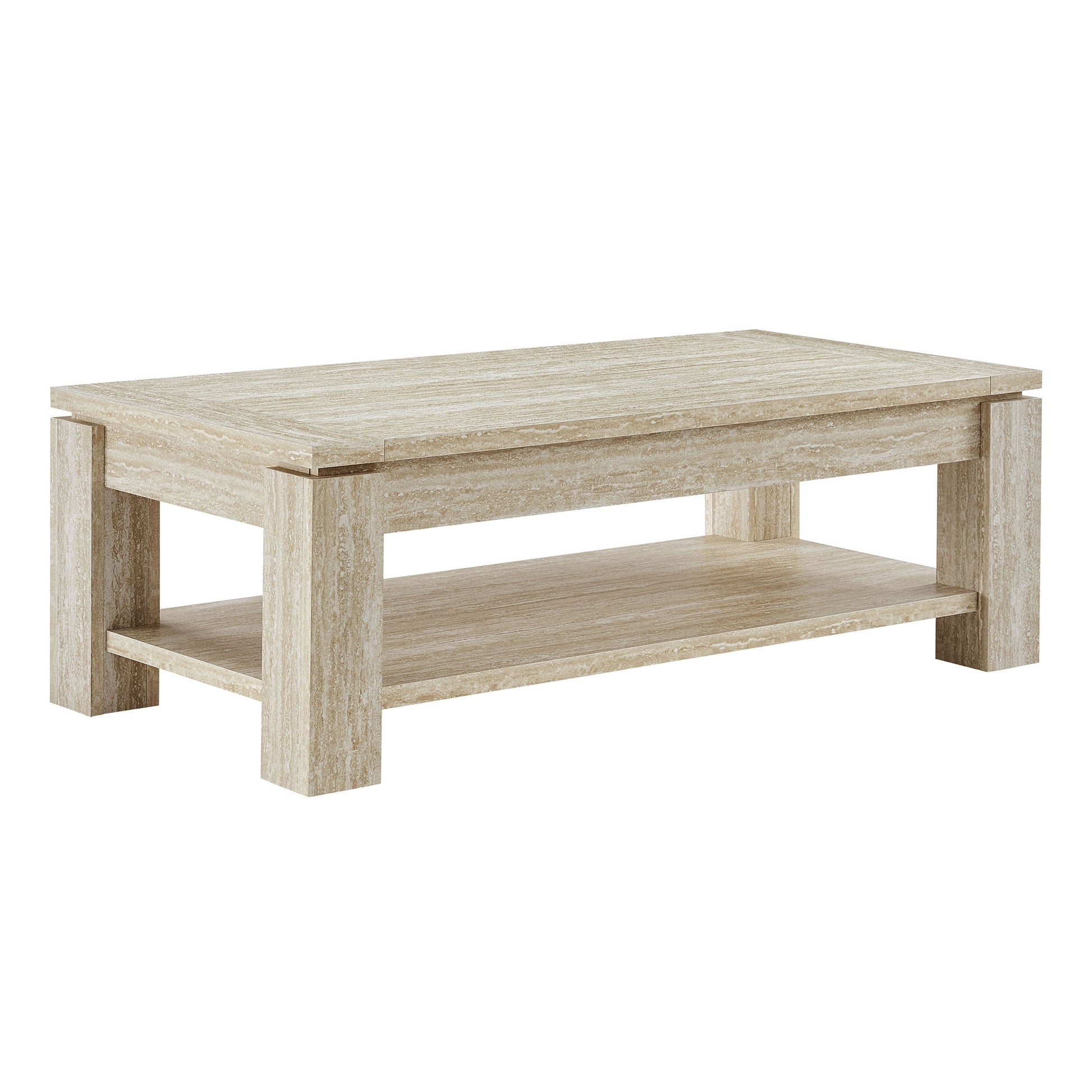 Hollis Travertine Coffee Table by Modway - Best Buy Furniture