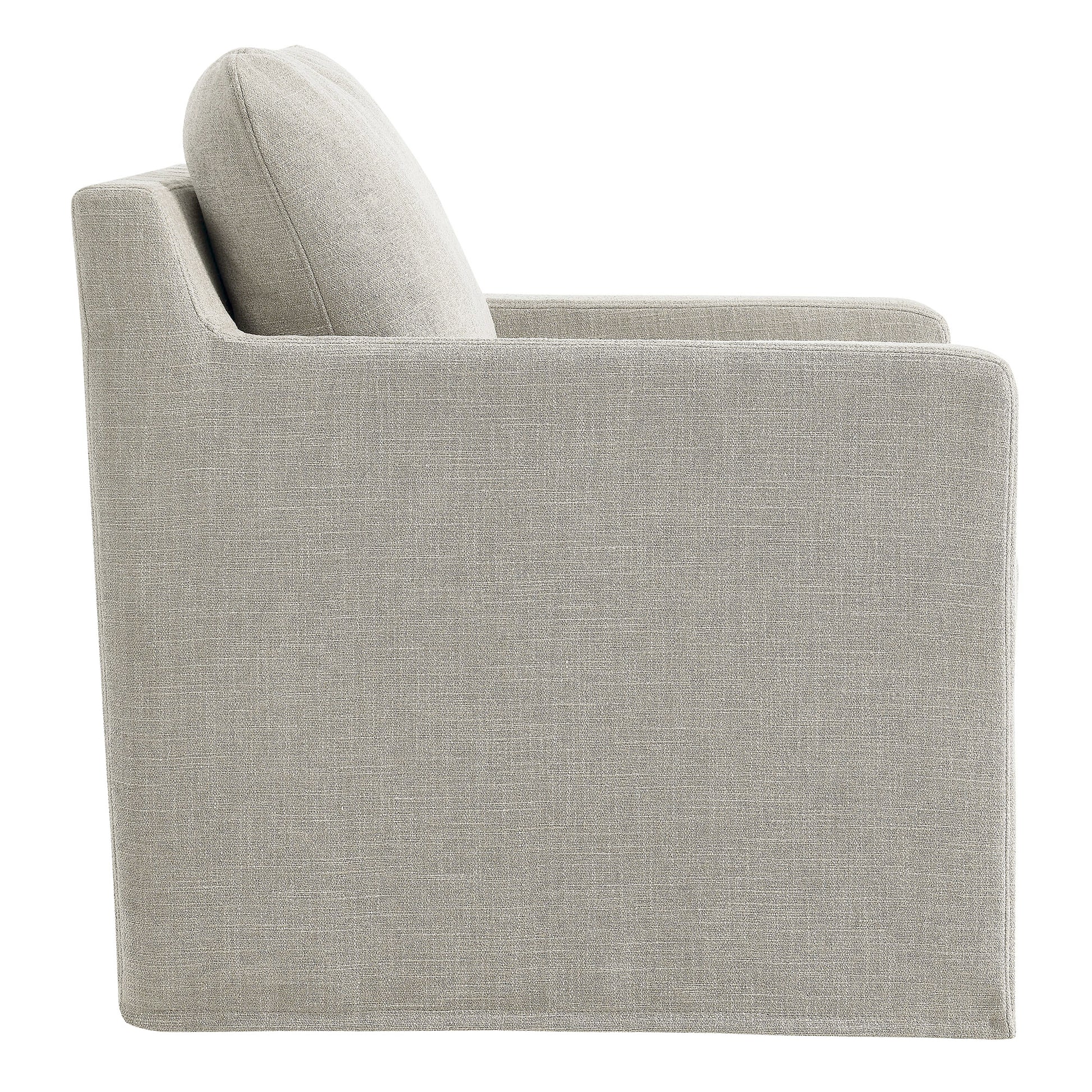 Serene Fabric Slipcovered Swivel Armchair by Modway - Best Buy Furniture