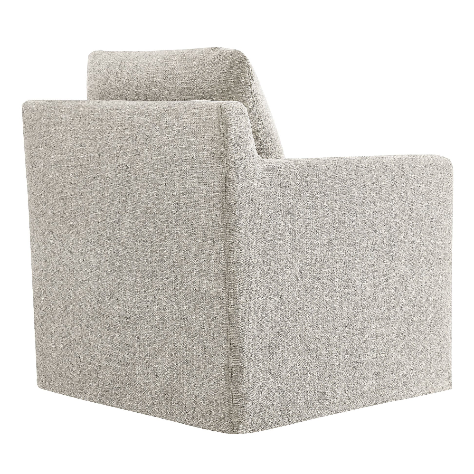 Serene Fabric Slipcovered Swivel Armchair by Modway - Best Buy Furniture