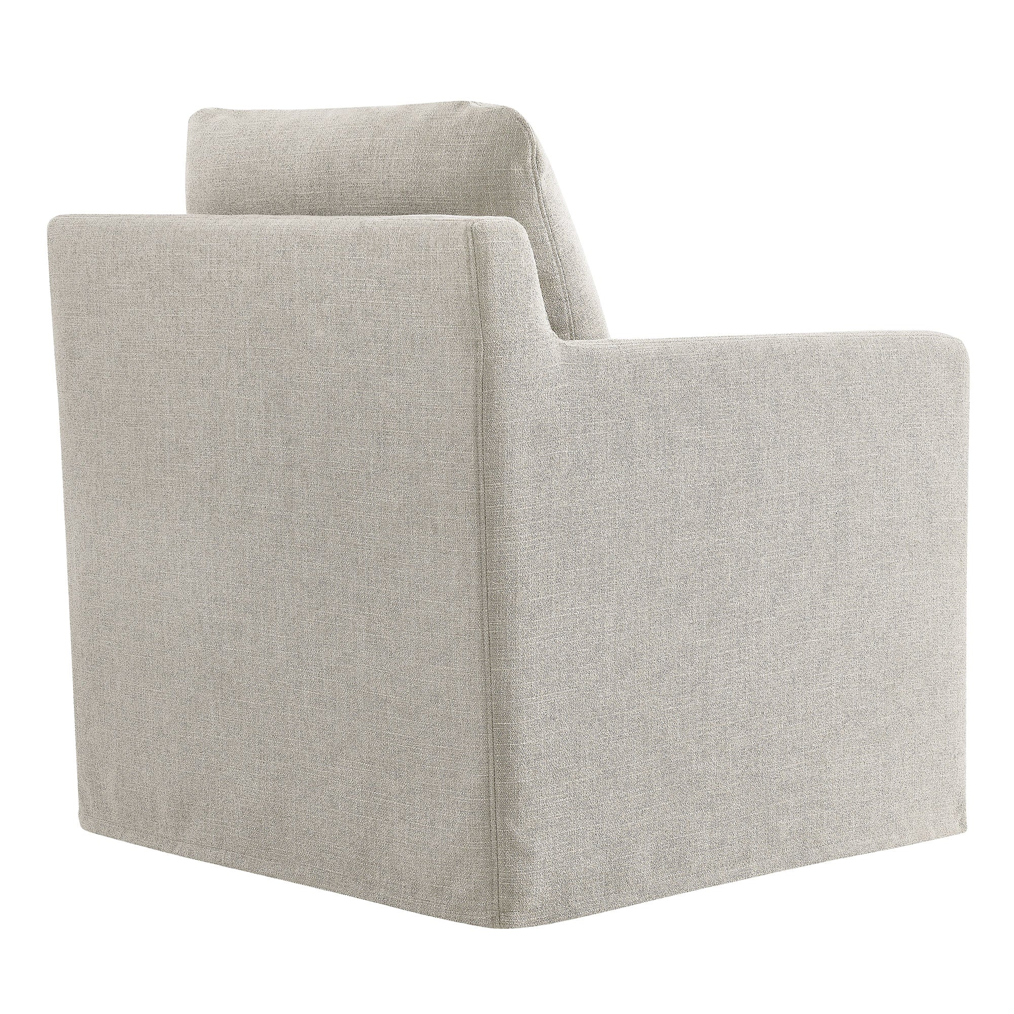 Serene Fabric Slipcovered Swivel Armchair by Modway - Best Buy Furniture