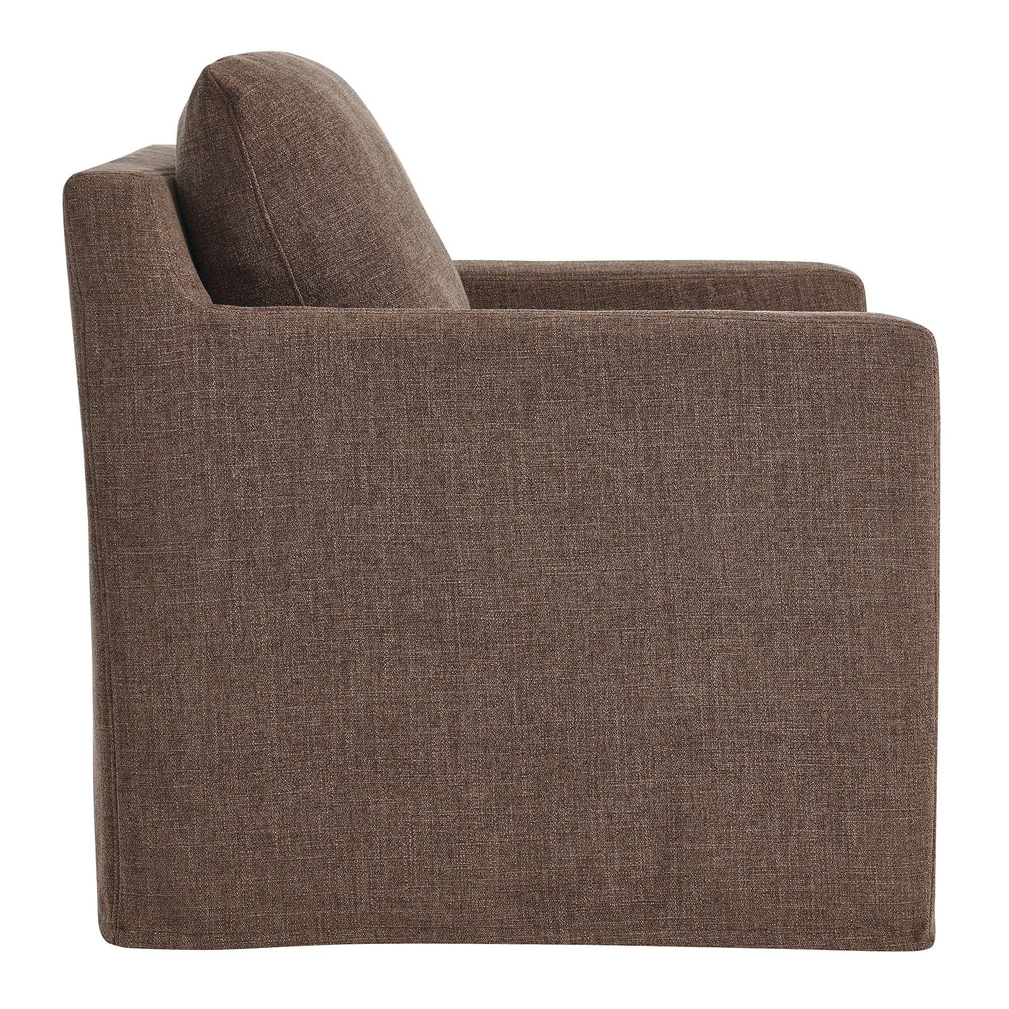 Serene Fabric Slipcovered Swivel Armchair by Modway - Best Buy Furniture