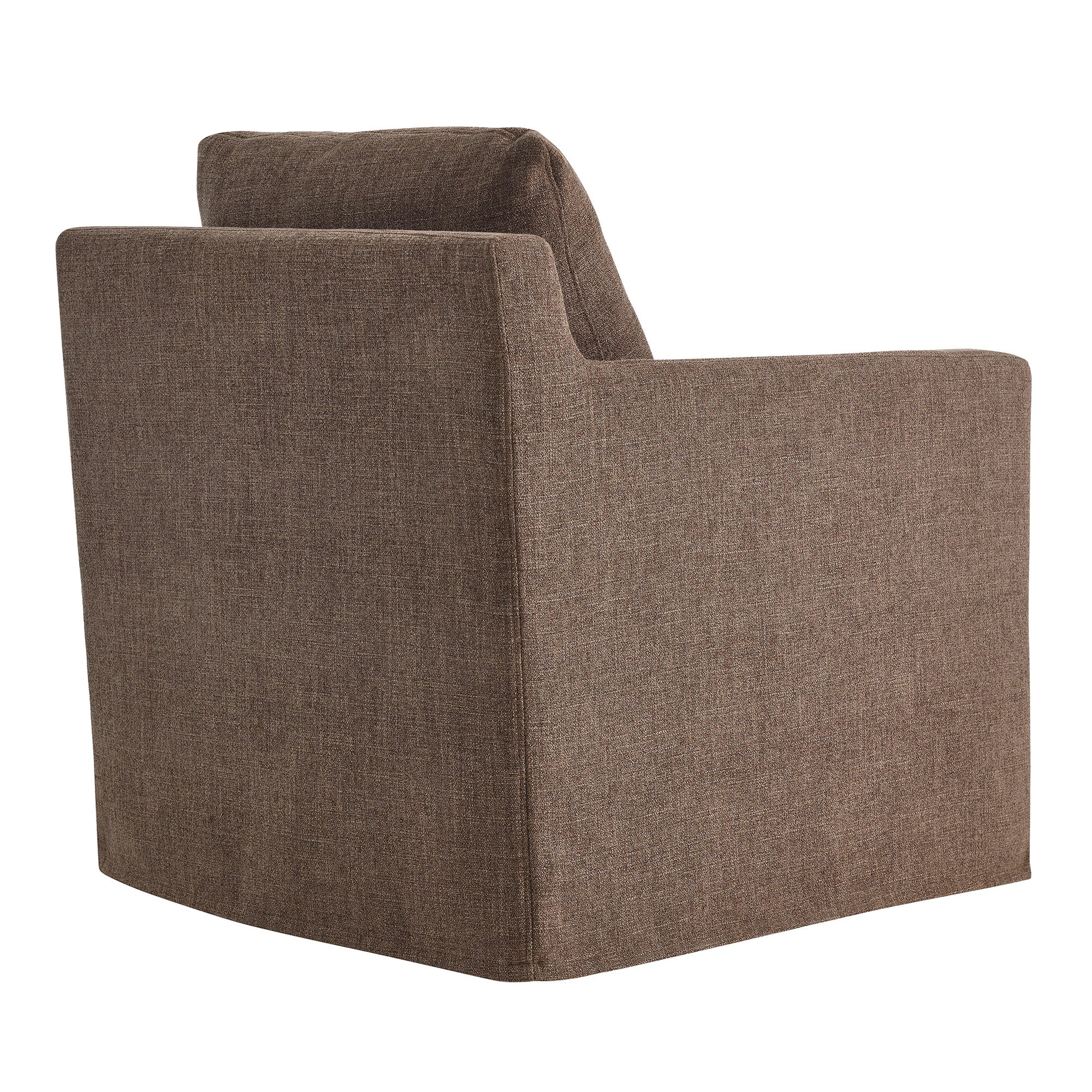 Serene Fabric Slipcovered Swivel Armchair by Modway - Best Buy Furniture