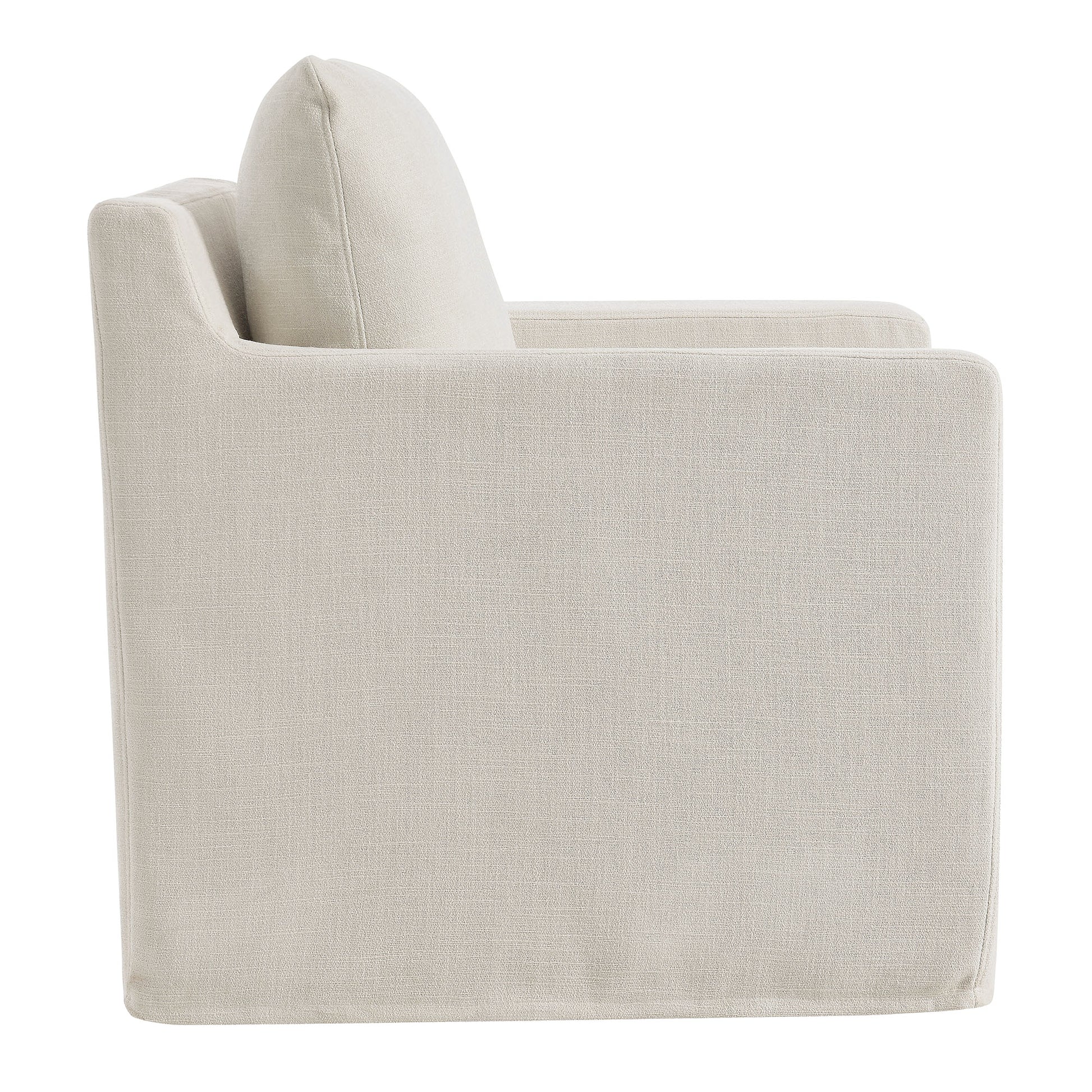 Serene Fabric Slipcovered Swivel Armchair by Modway - Best Buy Furniture
