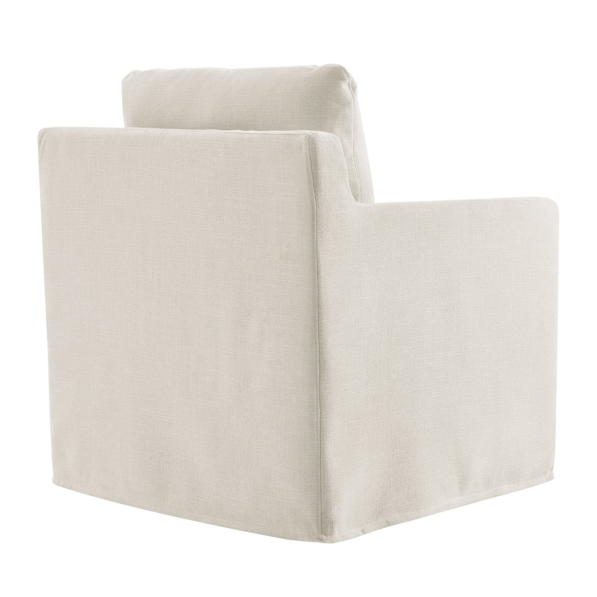 Serene Fabric Slipcovered Swivel Armchair by Modway - Best Buy Furniture