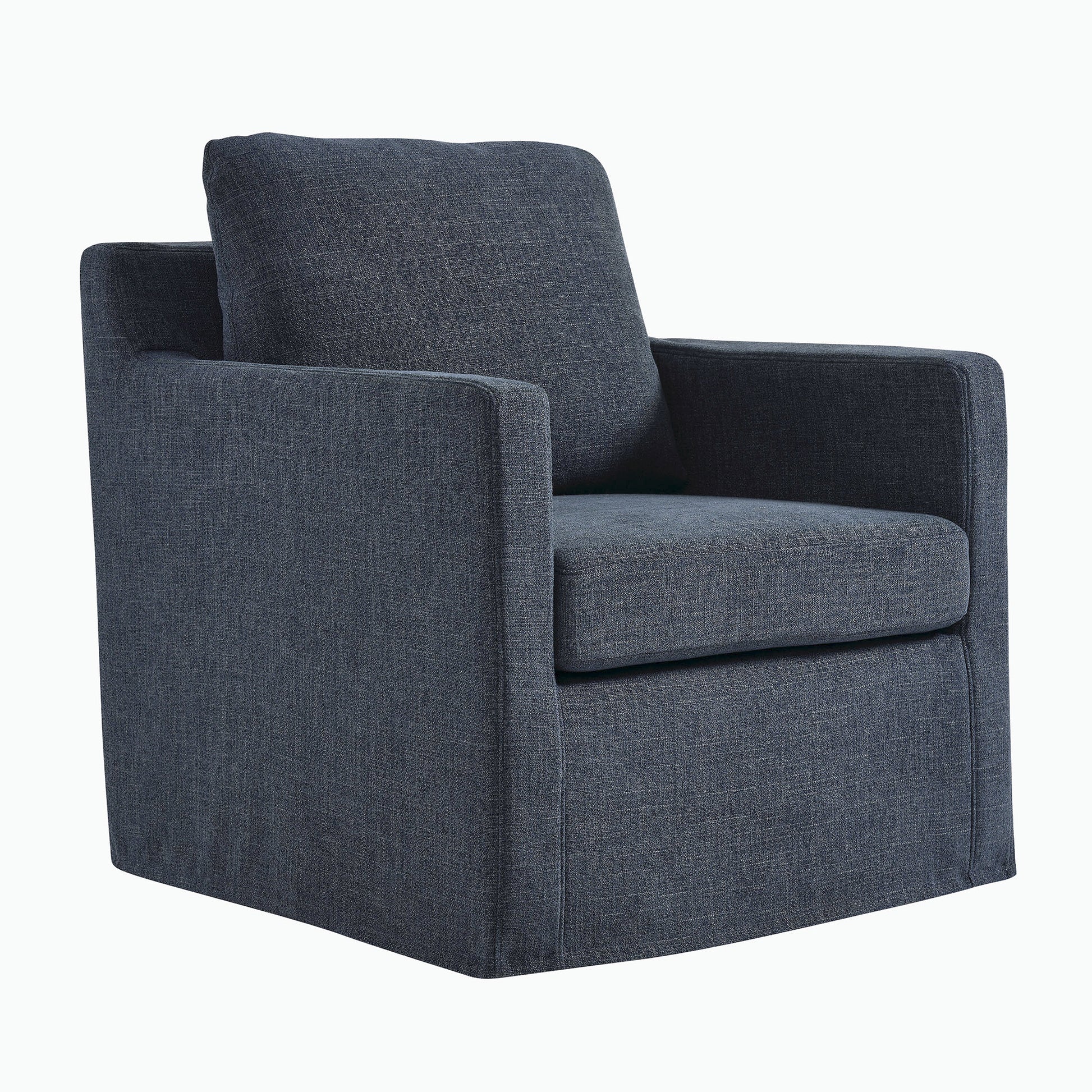 Serene Fabric Slipcovered Swivel Armchair by Modway - Best Buy Furniture