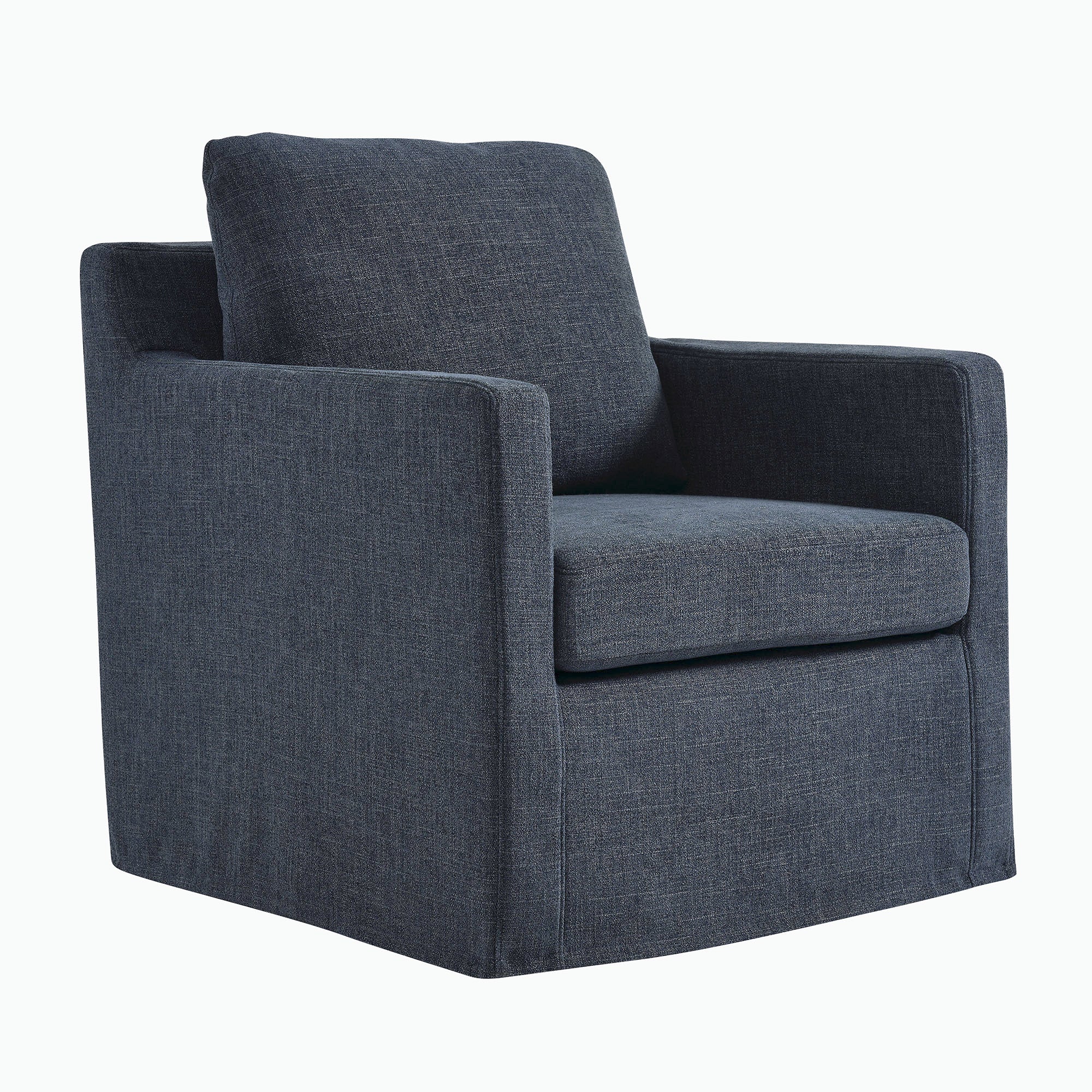Serene Fabric Slipcovered Swivel Armchair by Modway - Best Buy Furniture
