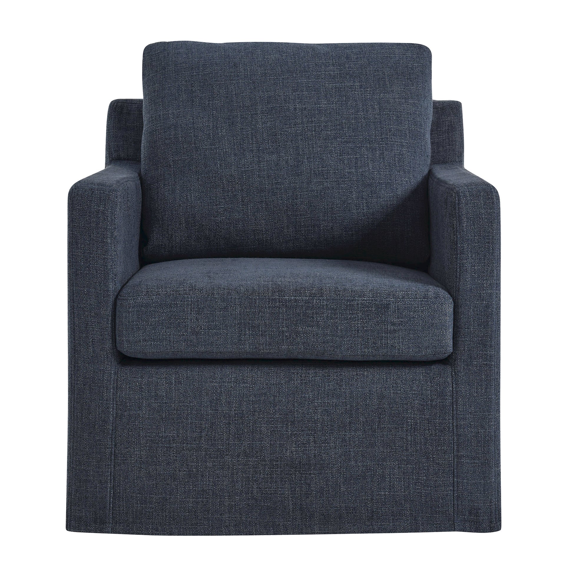Serene Fabric Slipcovered Swivel Armchair by Modway - Best Buy Furniture