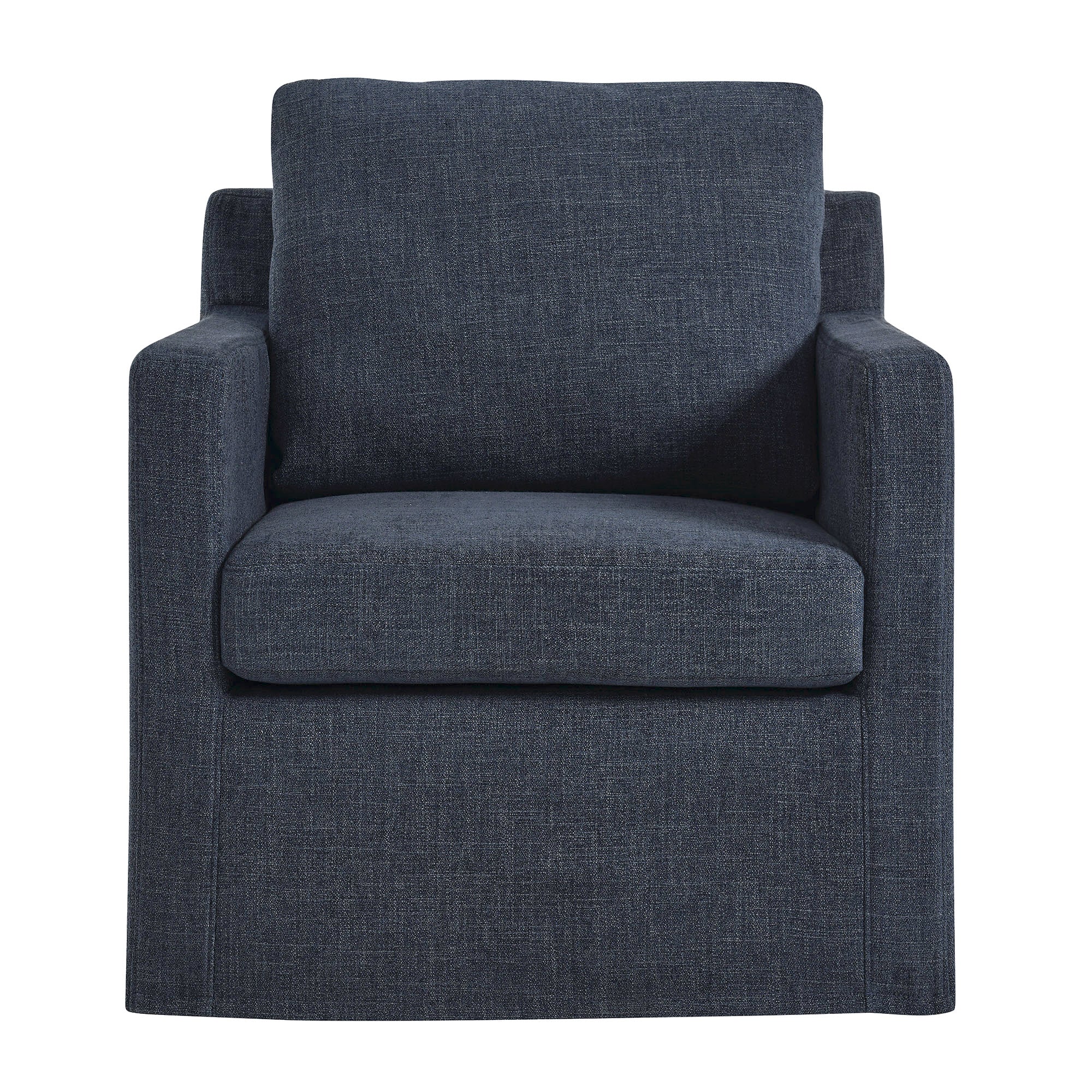 Serene Fabric Slipcovered Swivel Armchair by Modway - Best Buy Furniture