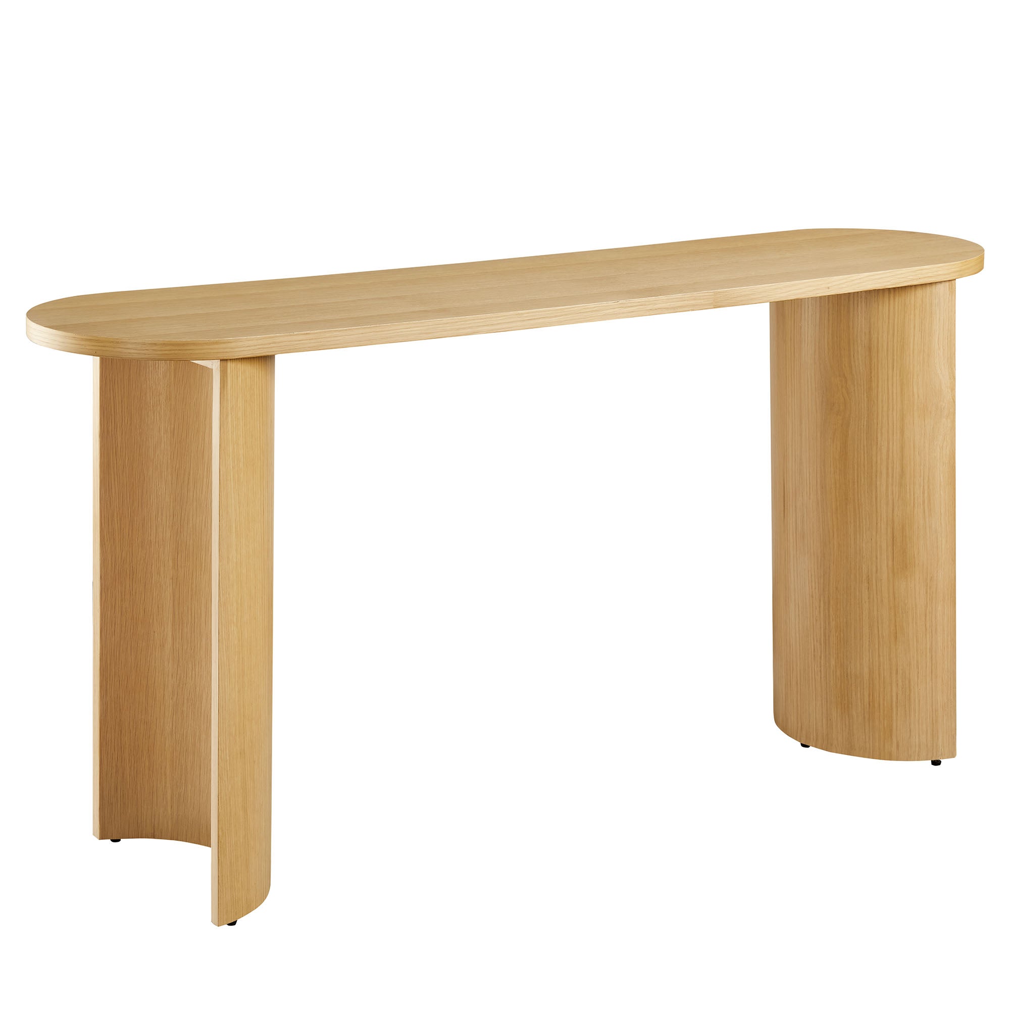 Aspect Oval Wood Entryway Console Table by Modway - Best Buy Furniture