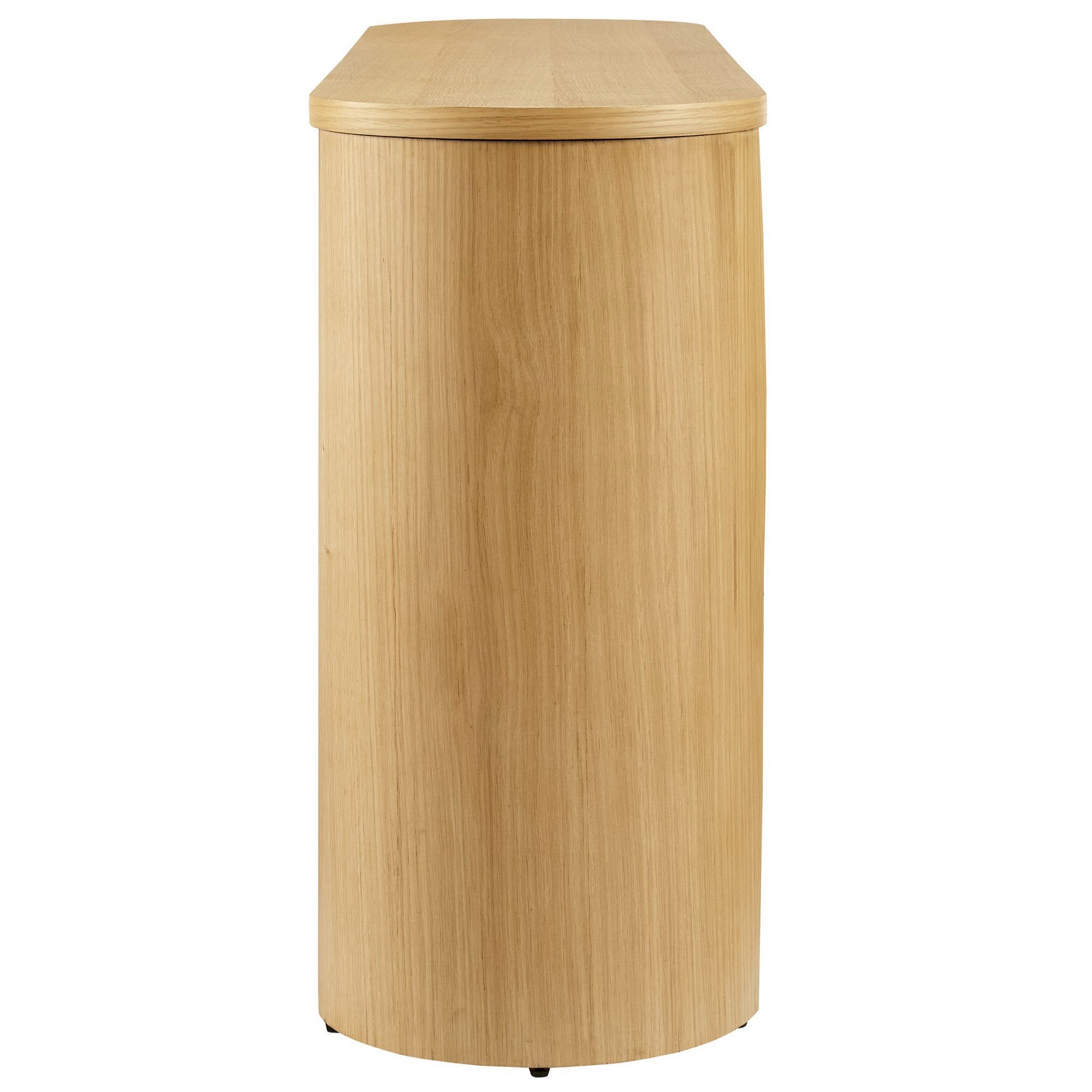 Aspect Oval Wood Entryway Console Table by Modway - Best Buy Furniture