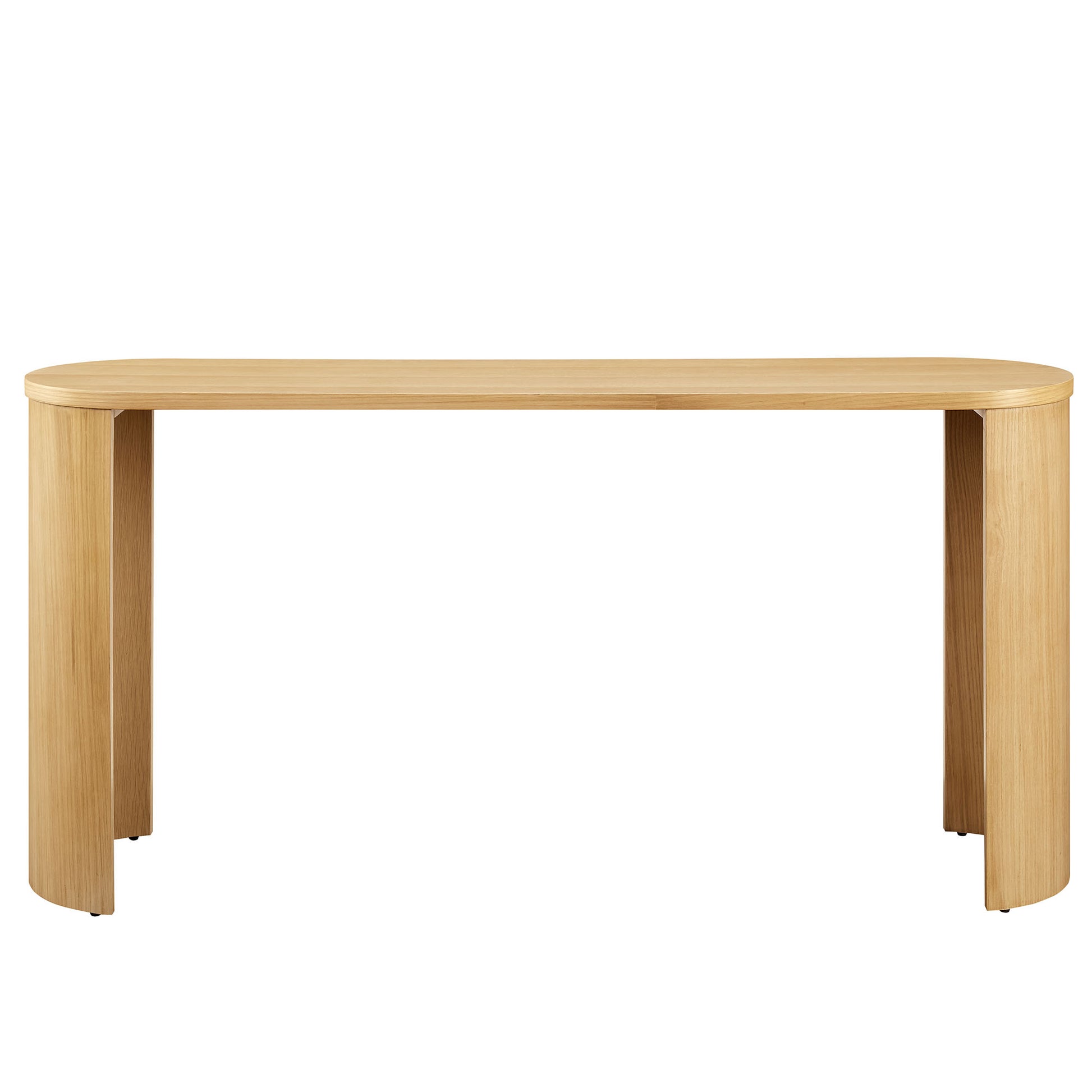 Aspect Oval Wood Entryway Console Table by Modway - Best Buy Furniture