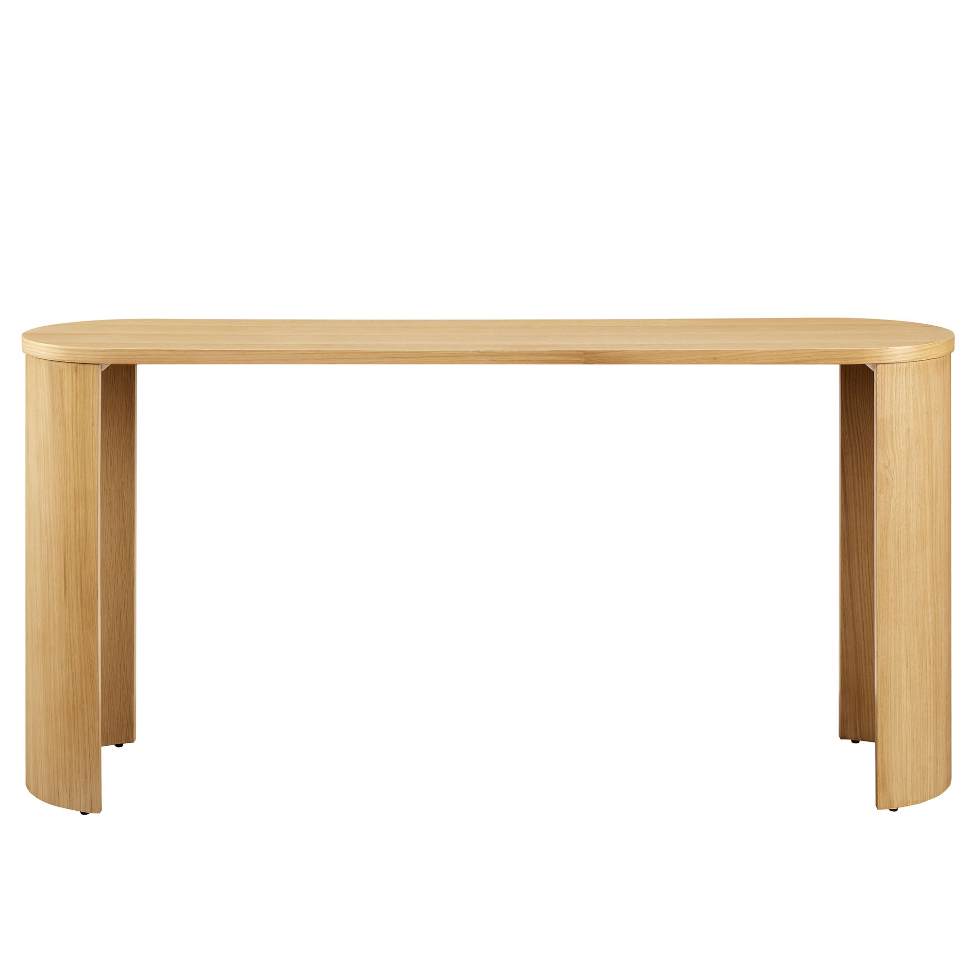Aspect Oval Wood Entryway Console Table by Modway - Best Buy Furniture