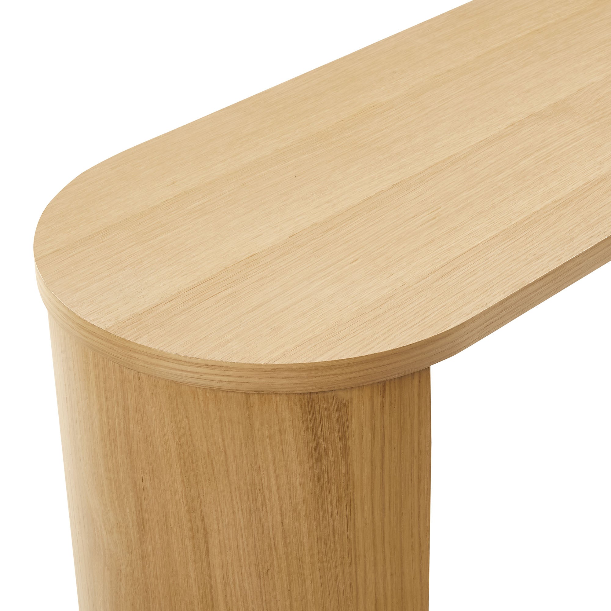 Aspect Oval Wood Entryway Console Table by Modway - Best Buy Furniture