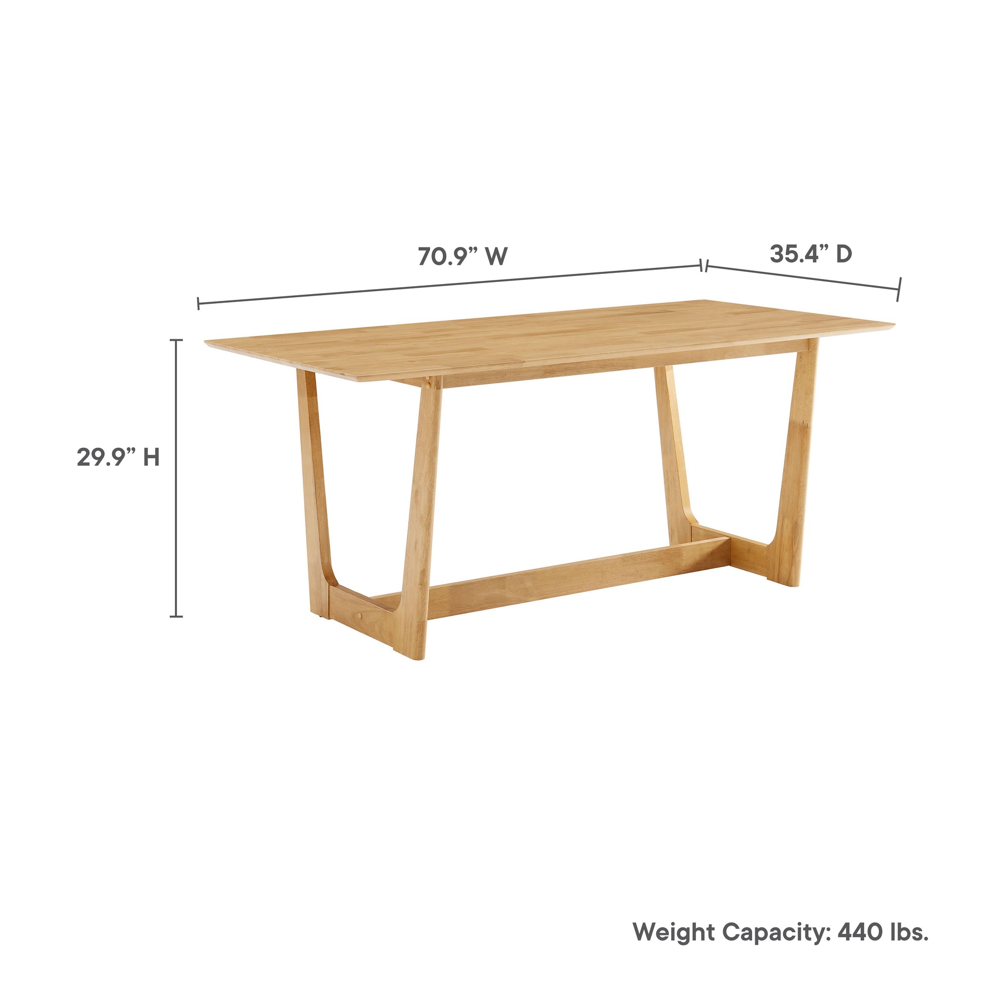 Solara 7-Piece Wood Dining Set with Fabric Upholstered Side Chairs by Modway - Best Buy Furniture