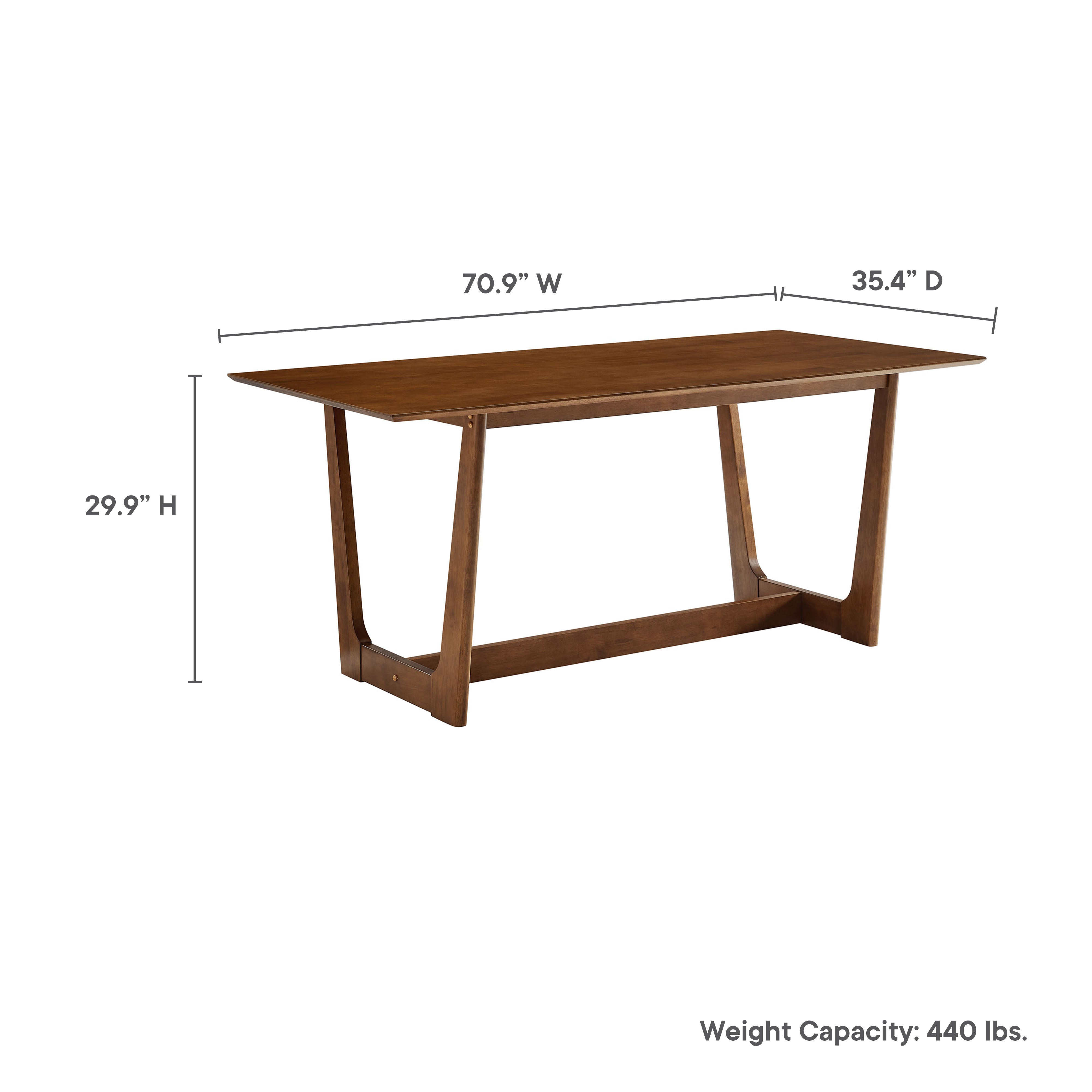 Solara 7-Piece Wood Dining Set with Fabric Upholstered Side Chairs by Modway - Best Buy Furniture