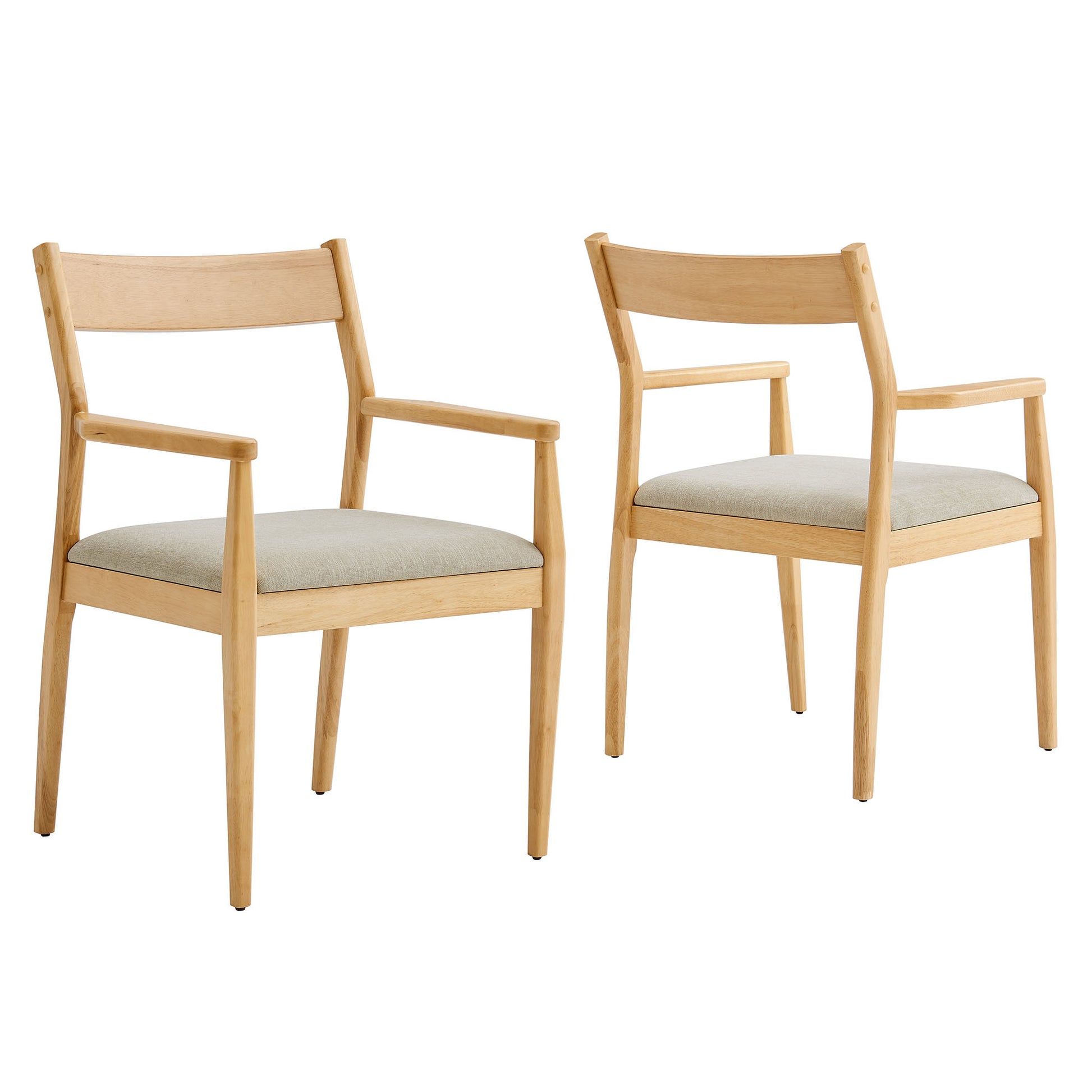 Solara Fabric Wood Dining Armchairs Set of 2 by Modway - Best Buy Furniture