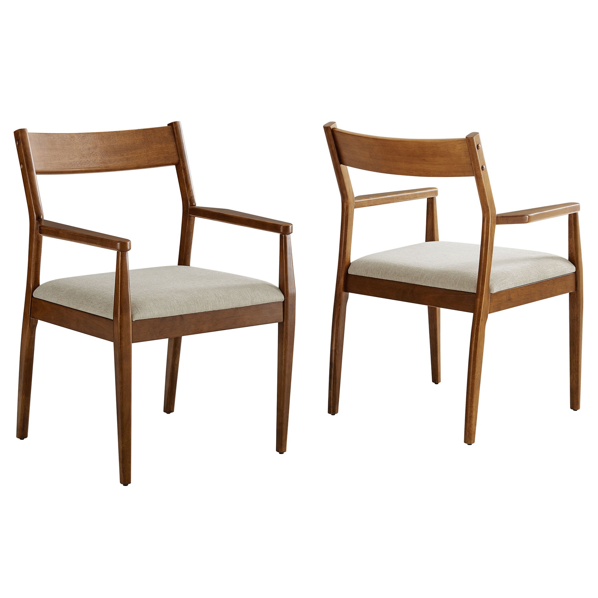 Solara Fabric Wood Dining Armchairs Set of 2 by Modway - Best Buy Furniture