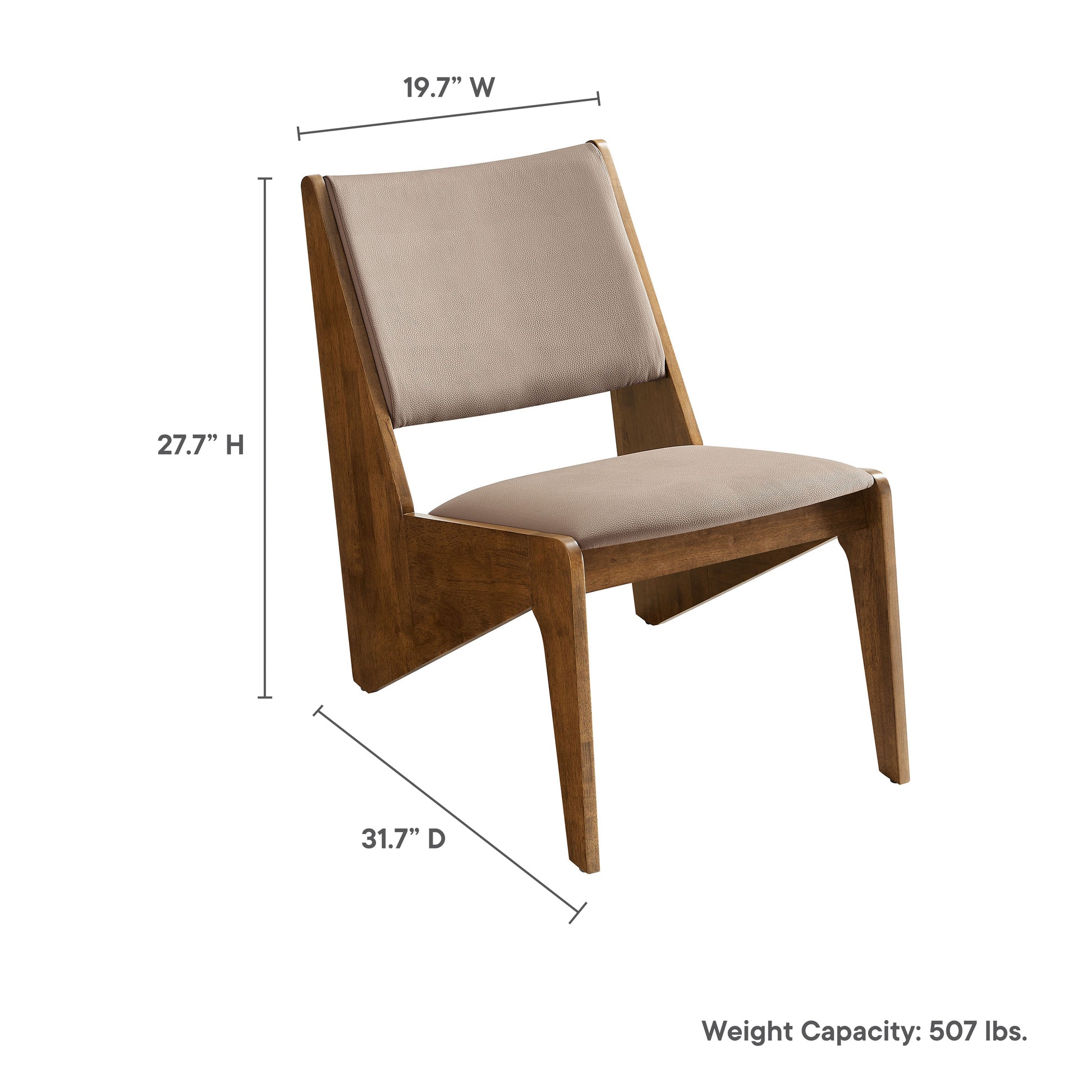 Rylina Vegan Leather Accent Chairs Set of 2 by Modway - Best Buy Furniture