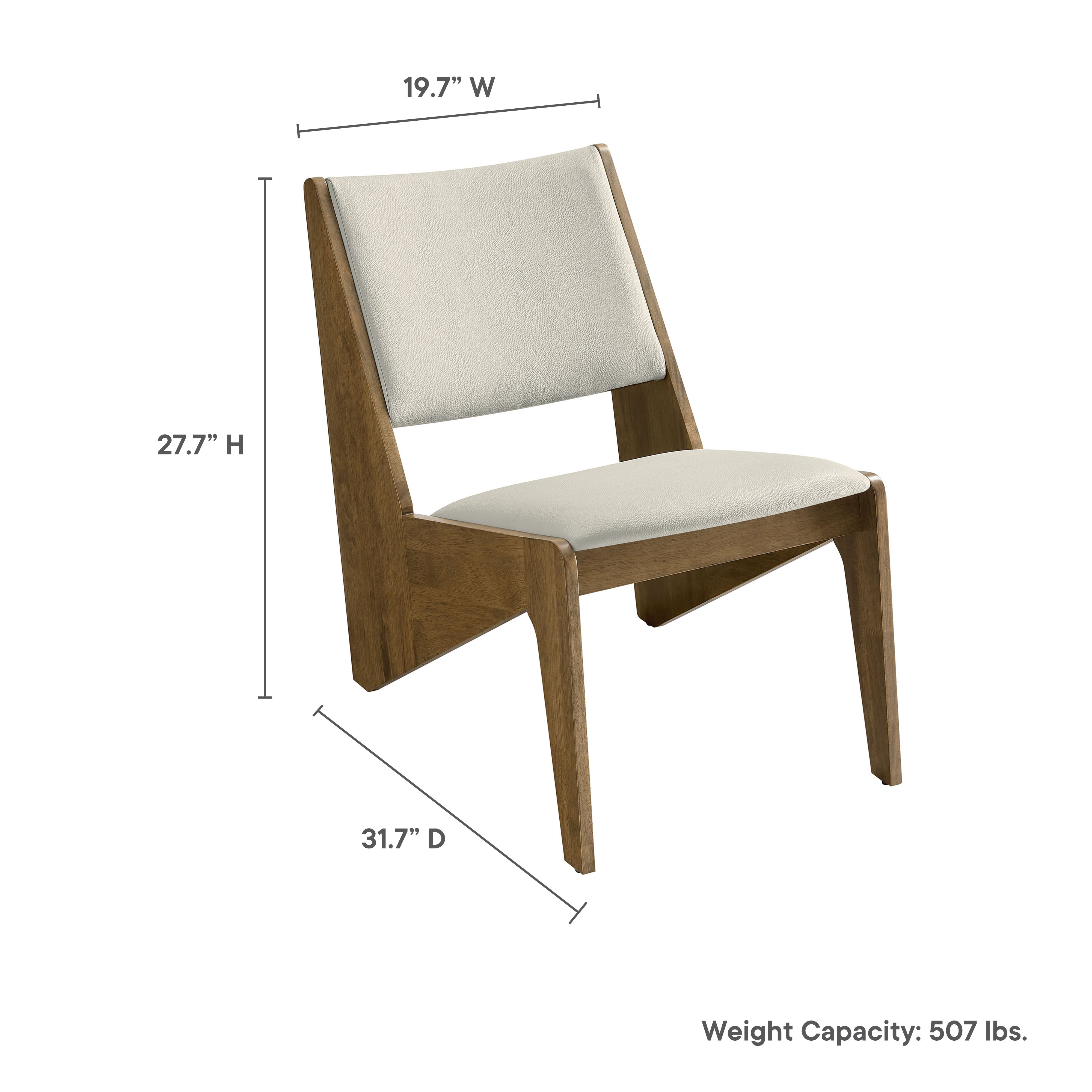 Rylina Vegan Leather Accent Chairs Set of 2 by Modway - Best Buy Furniture