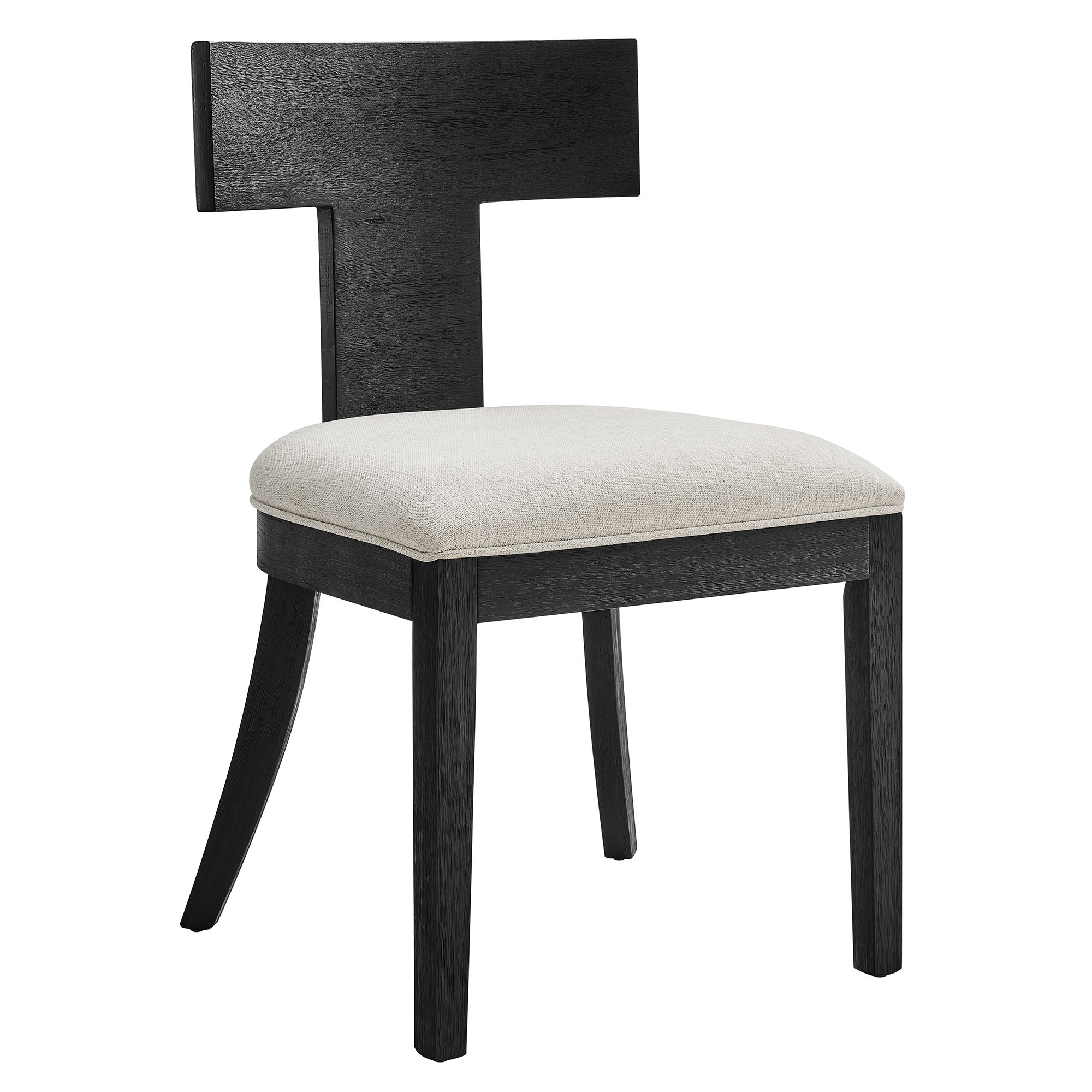 Peregrine Wood and Fabric Upholstered Dining Chairs Set of 2 by Modway - Best Buy Furniture