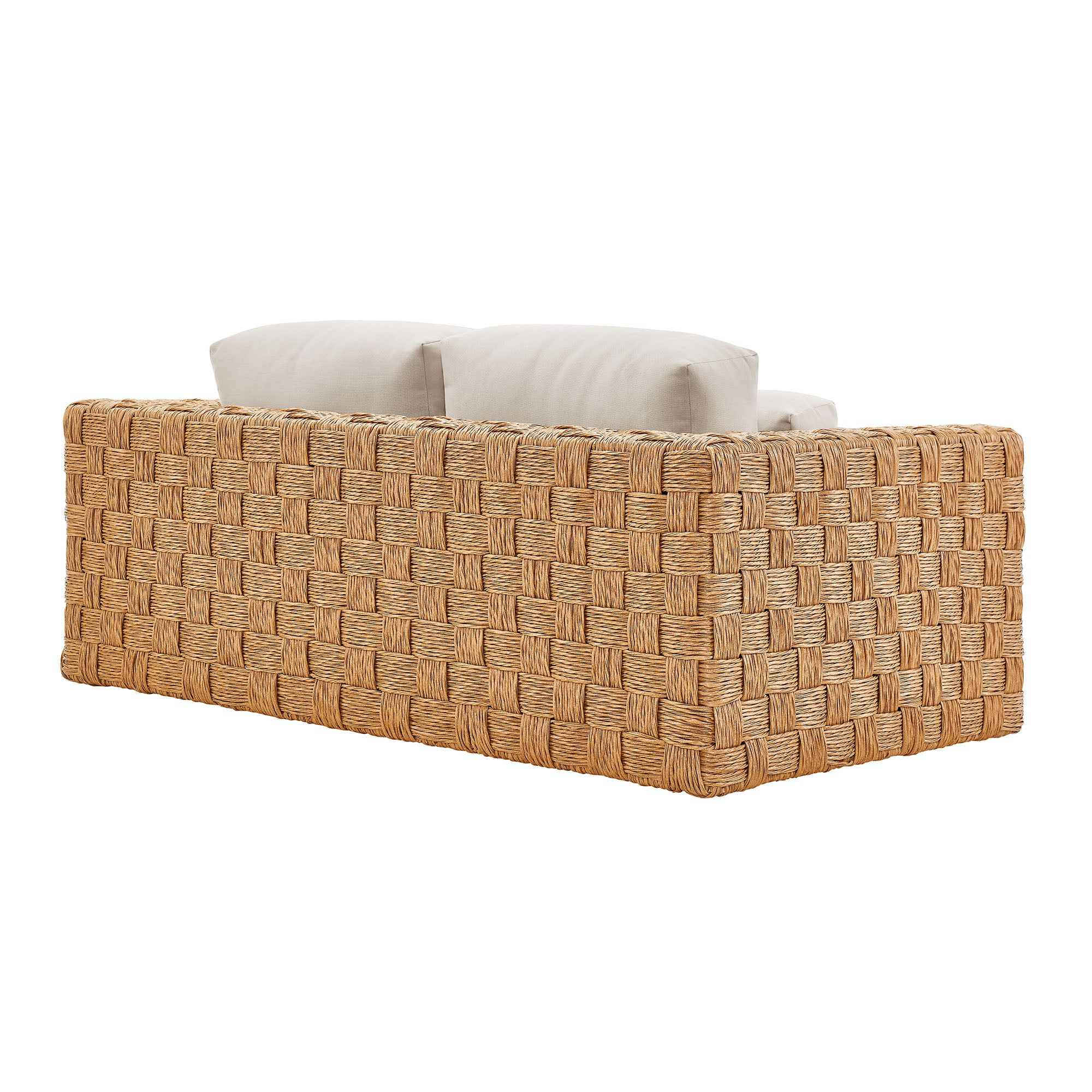 Thames Outdoor Patio Wicker Outdoor Patio Rattan Loveseat by Modway - Best Buy Furniture