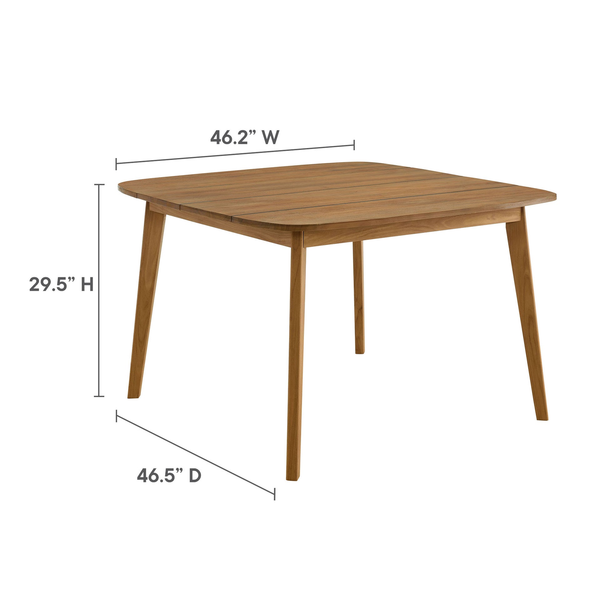 Vienna 5-Piece Outdoor Patio Teak and Rope Dining Set with Armchairs by Modway - Best Buy Furniture