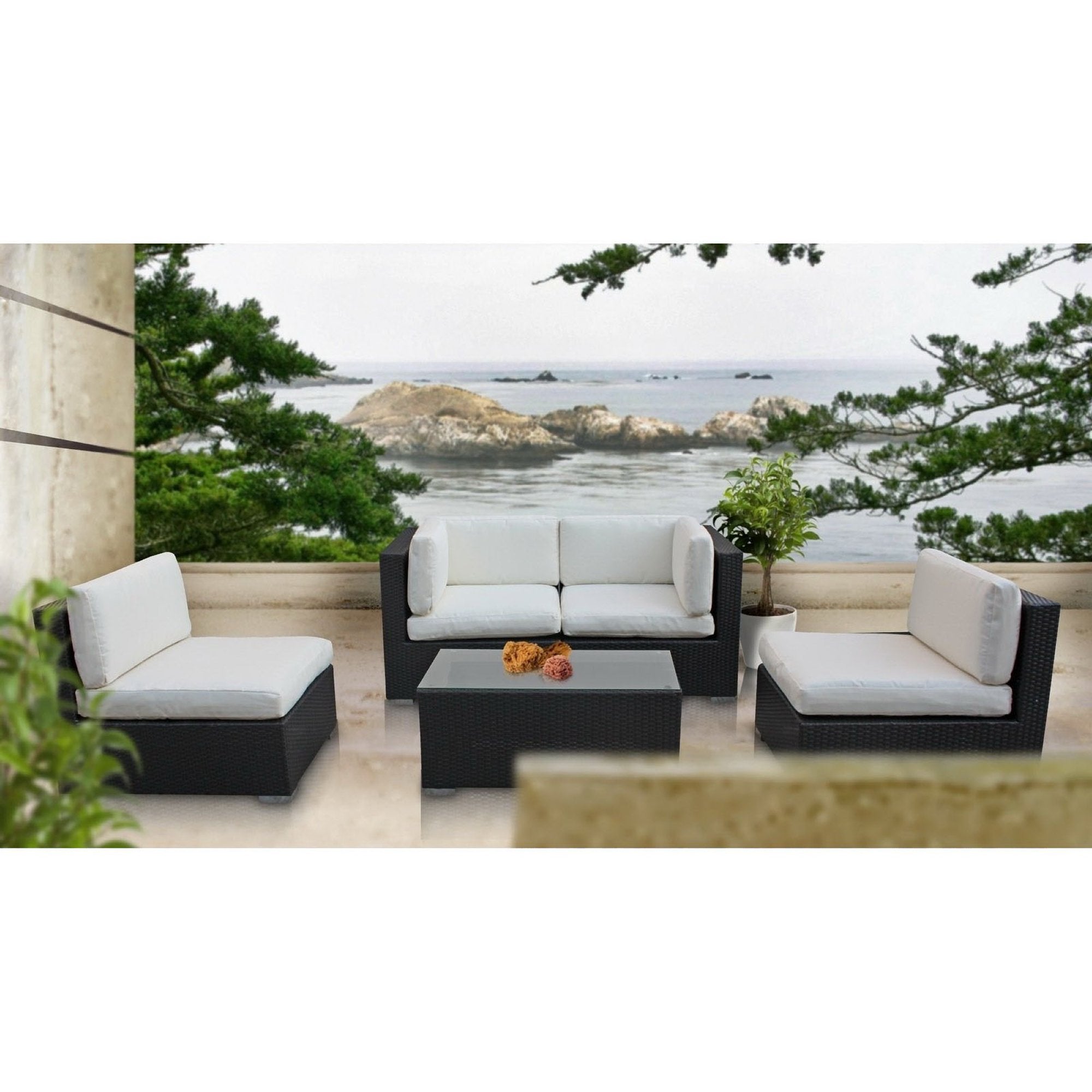 Camfora 5 Piece Outdoor Patio Sectional Set by Modway - Best Buy Furniture