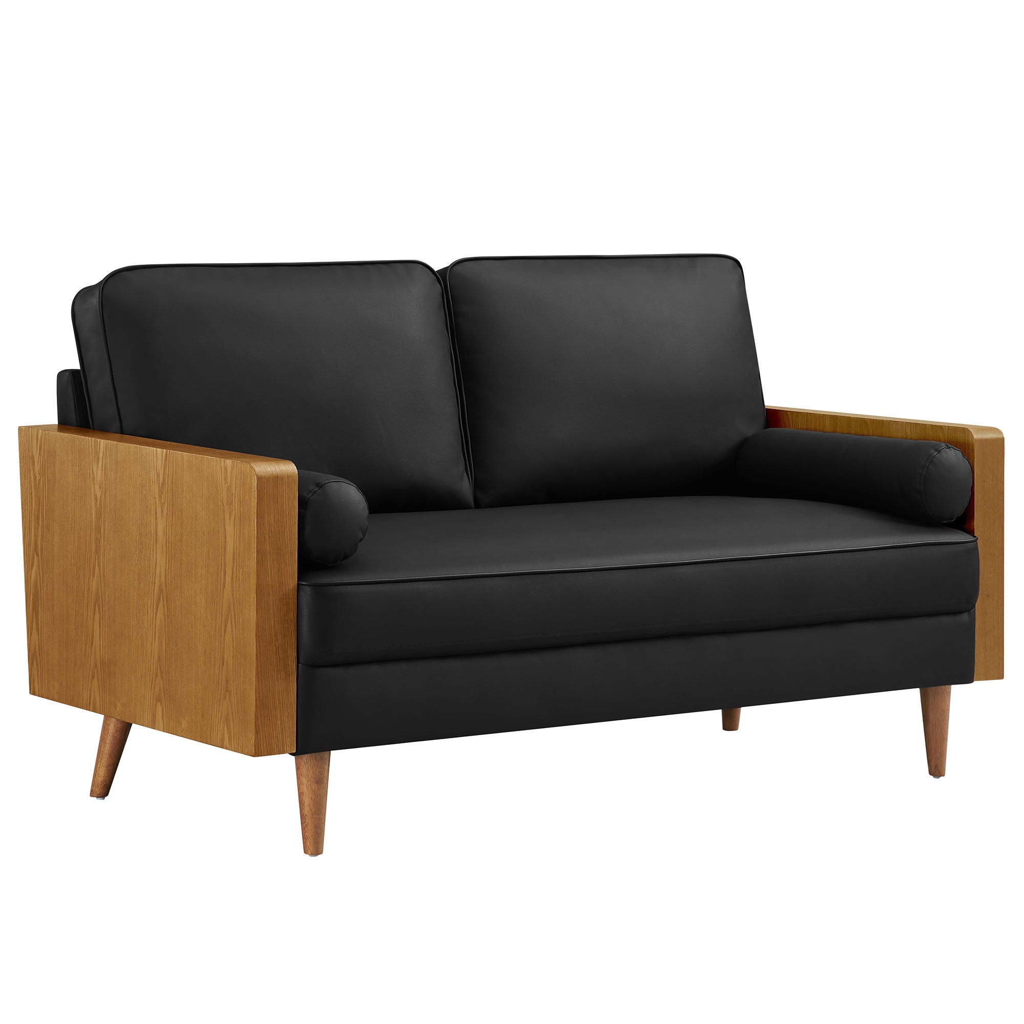 Kellan Vegan Leather Loveseat by Modway - Best Buy Furniture